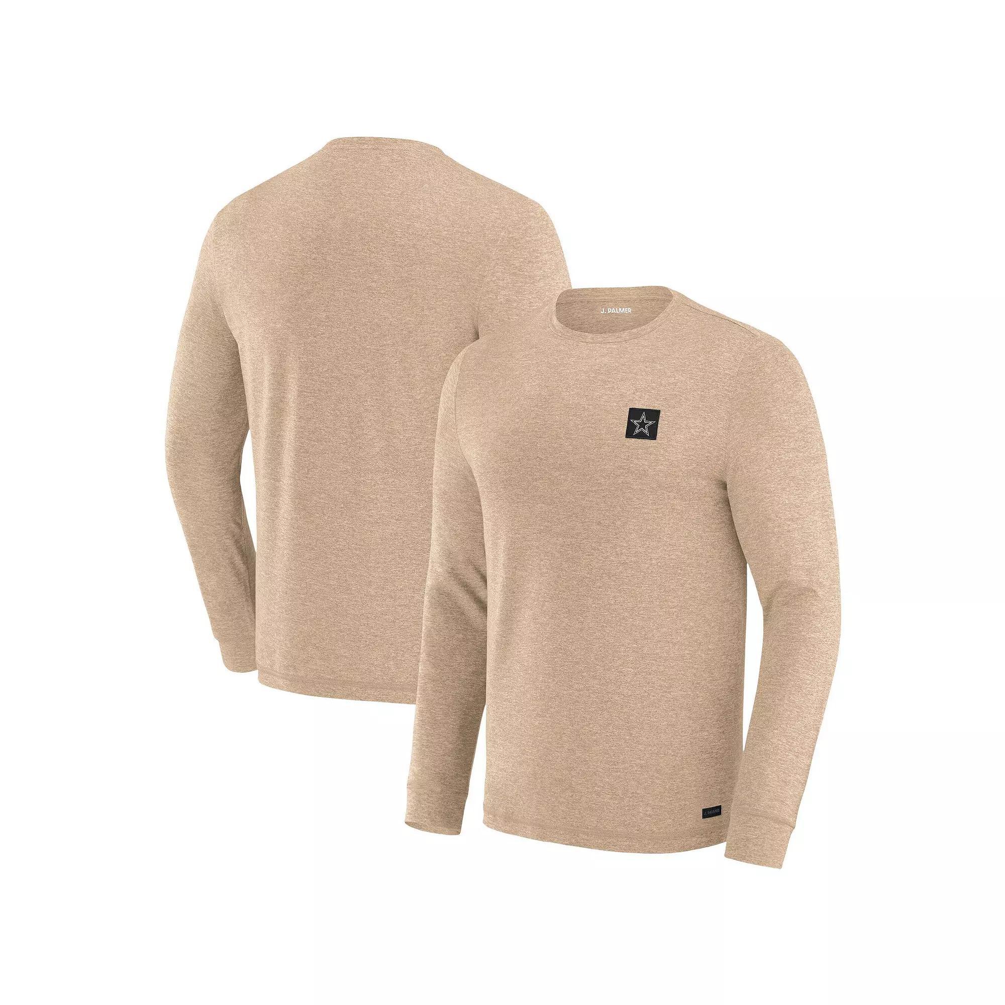 Men's J. Palmer Cream Dallas Cowboys Four Down Long Sleeve T-Shirt, Size: Medium, Beige Product Image