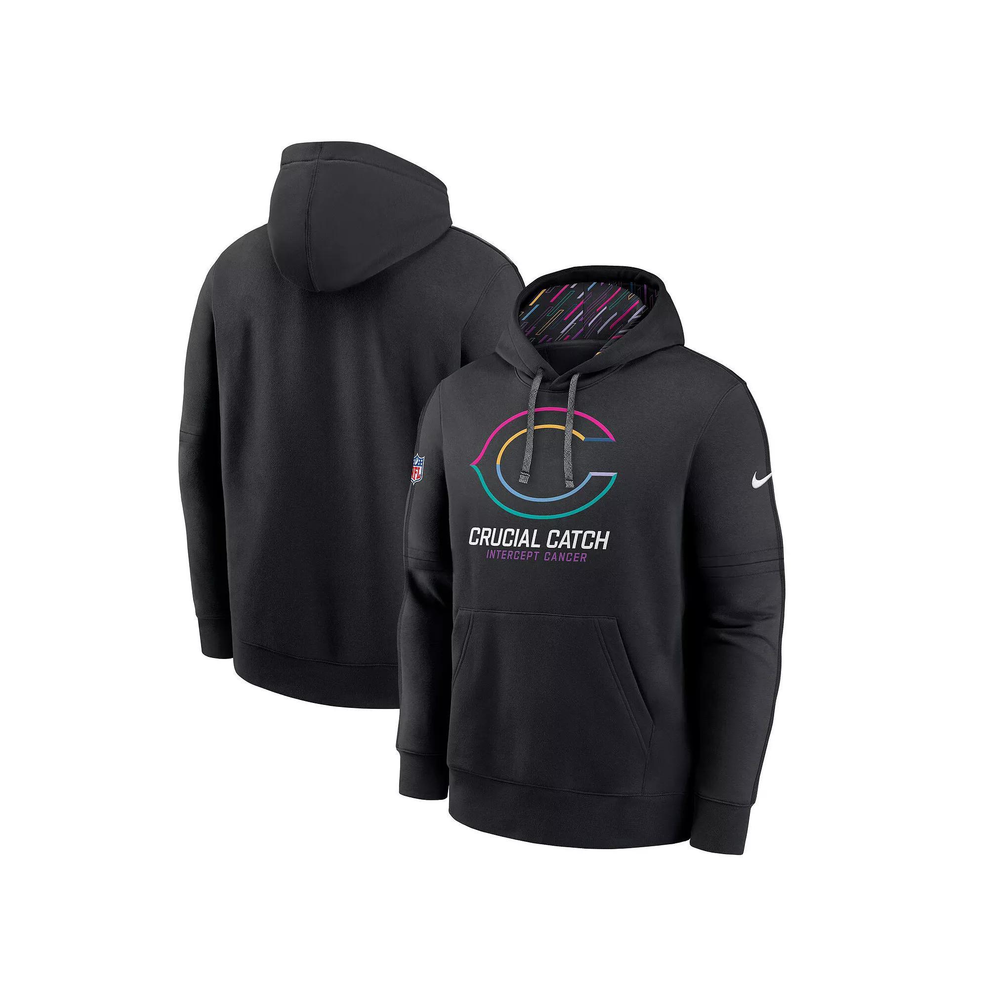 Mens Nike Chicago Bears 2024 NFL Crucial Catch Big & Tall Club Pullover Hoodie Product Image
