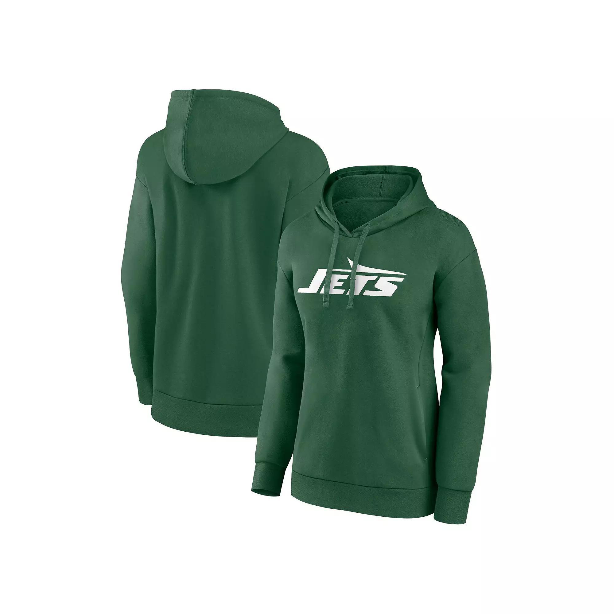 Women's Fanatics Branded  Green New York Jets Primary Logo Pullover Hoodie, Size: 3XL Product Image