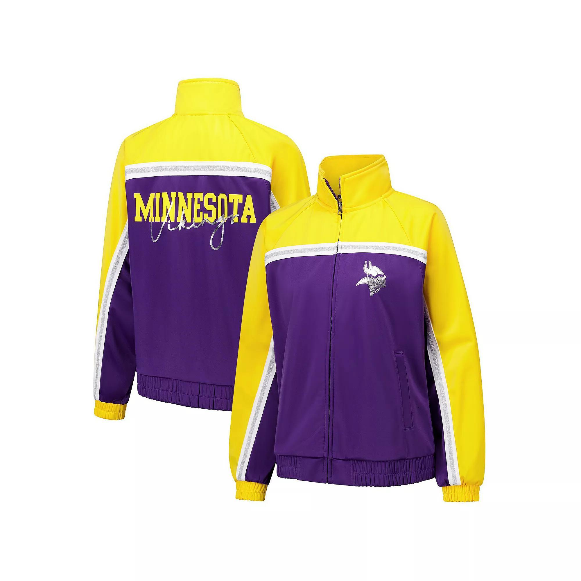 Women's G-III 4Her by Carl Banks Purple Minnesota Vikings Post Game Full-Zip Track Jacket, Size: Small Product Image