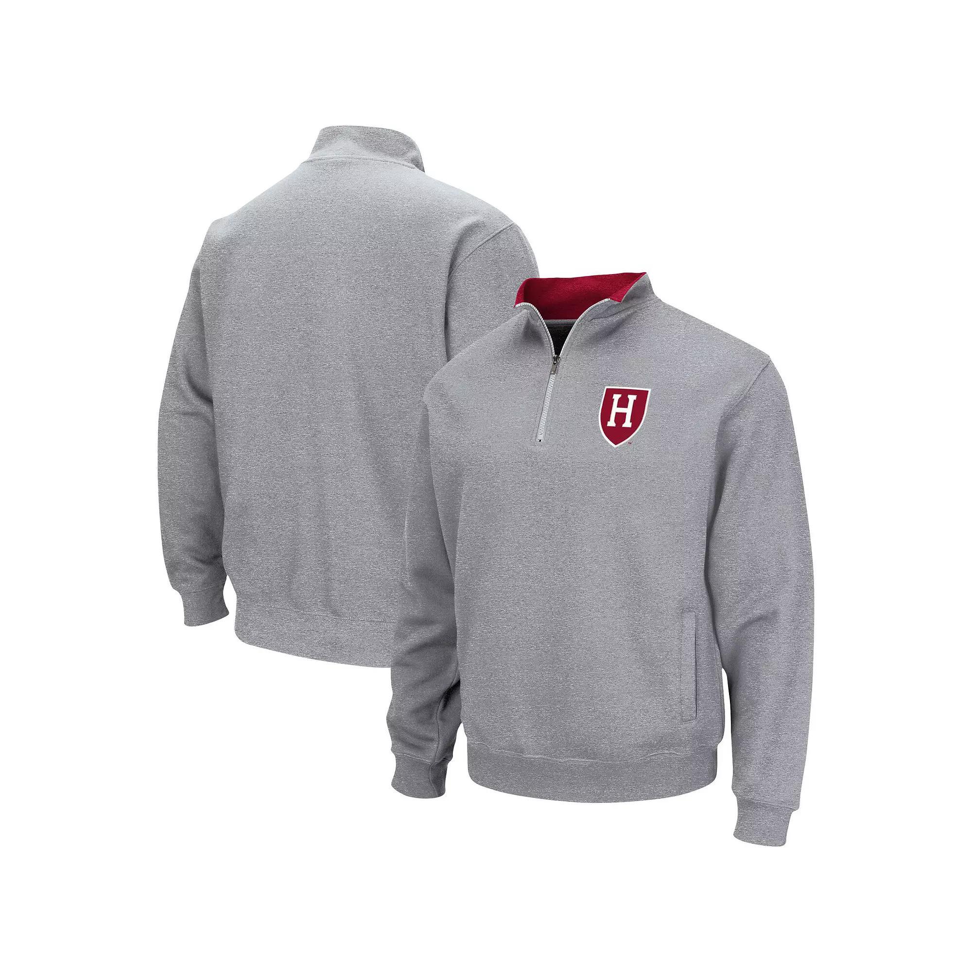 Men's Colosseum Heathered Gray UCLA Bruins Tortugas Team Logo Quarter-Zip Jacket, Size: 3XL, Grey Product Image