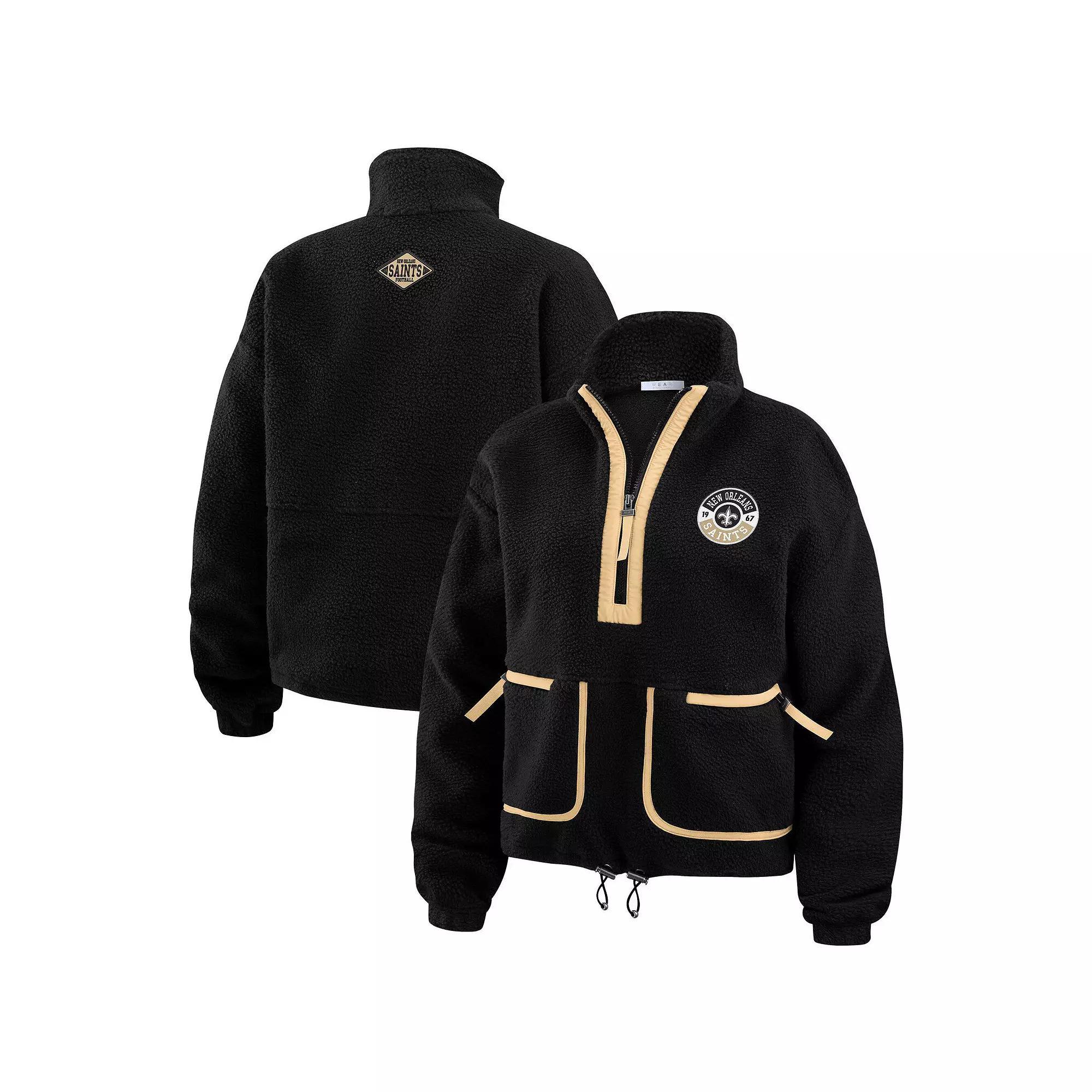 Women's WEAR by Erin Andrews  Blue Toronto Maple Leafs Polar Fleece Half-Zip Jacket, Size: XL, Mpl Blue Product Image