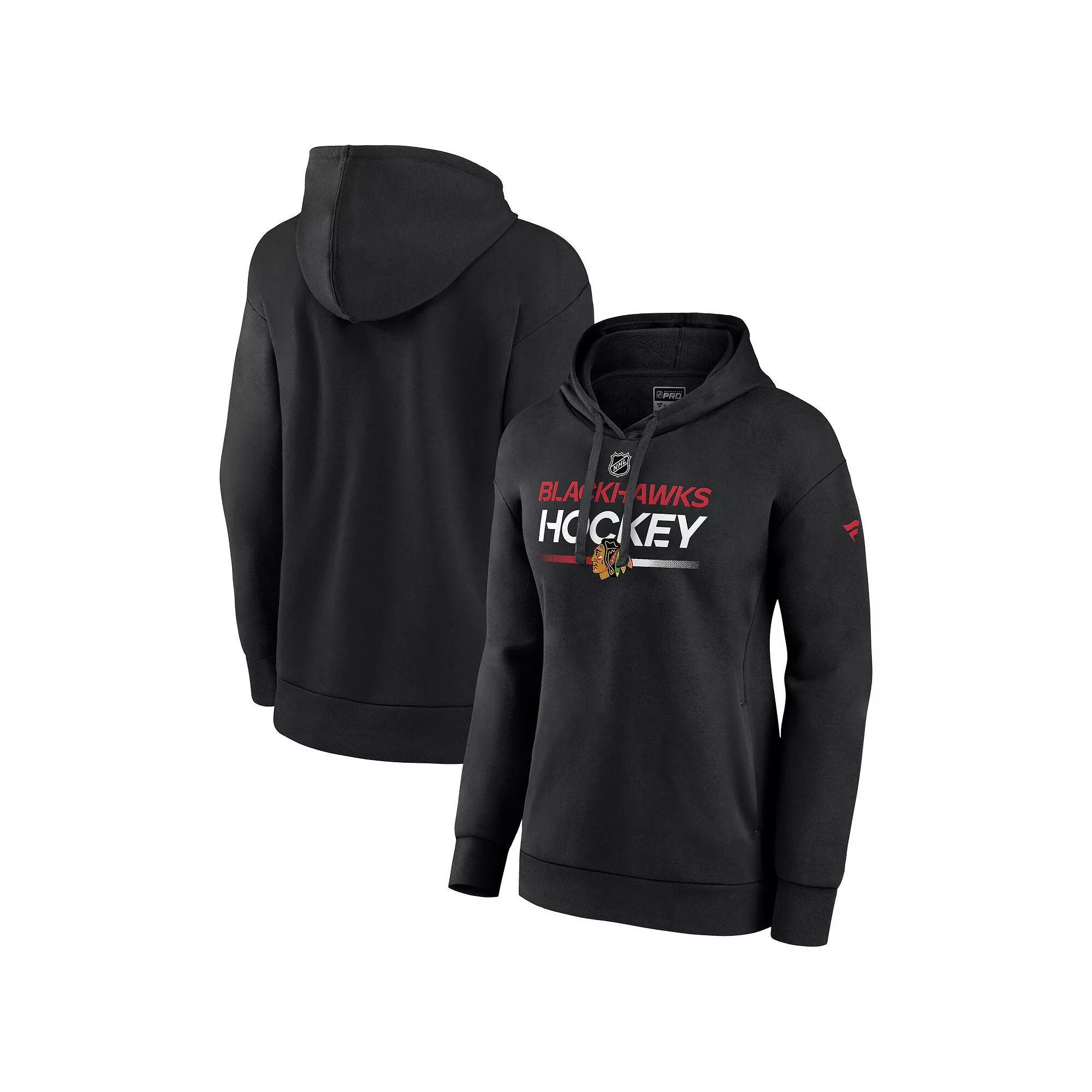 Women's Fanatics Black Las Vegas Raiders Team Logo Victory Script Pullover Hoodie, Size: 2XL, Lvr Black Product Image