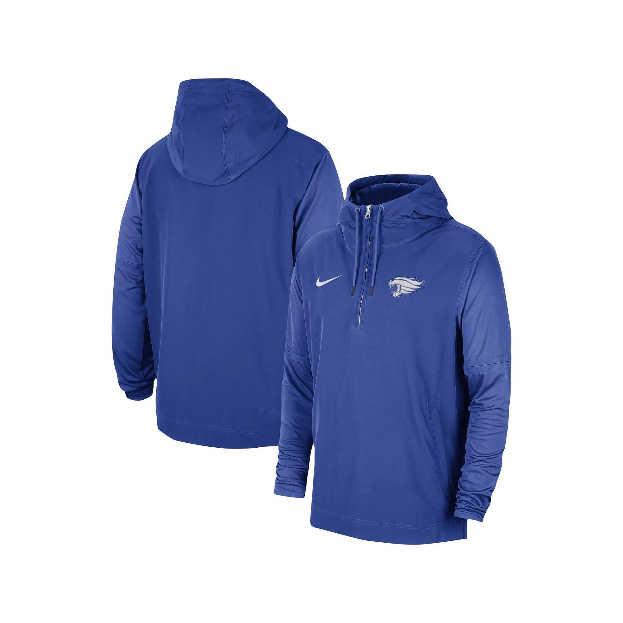 Men's Nike Purple LSU Tigers 2023 Sideline Player Quarter-Zip Hoodie Jacket, Size: XL Product Image