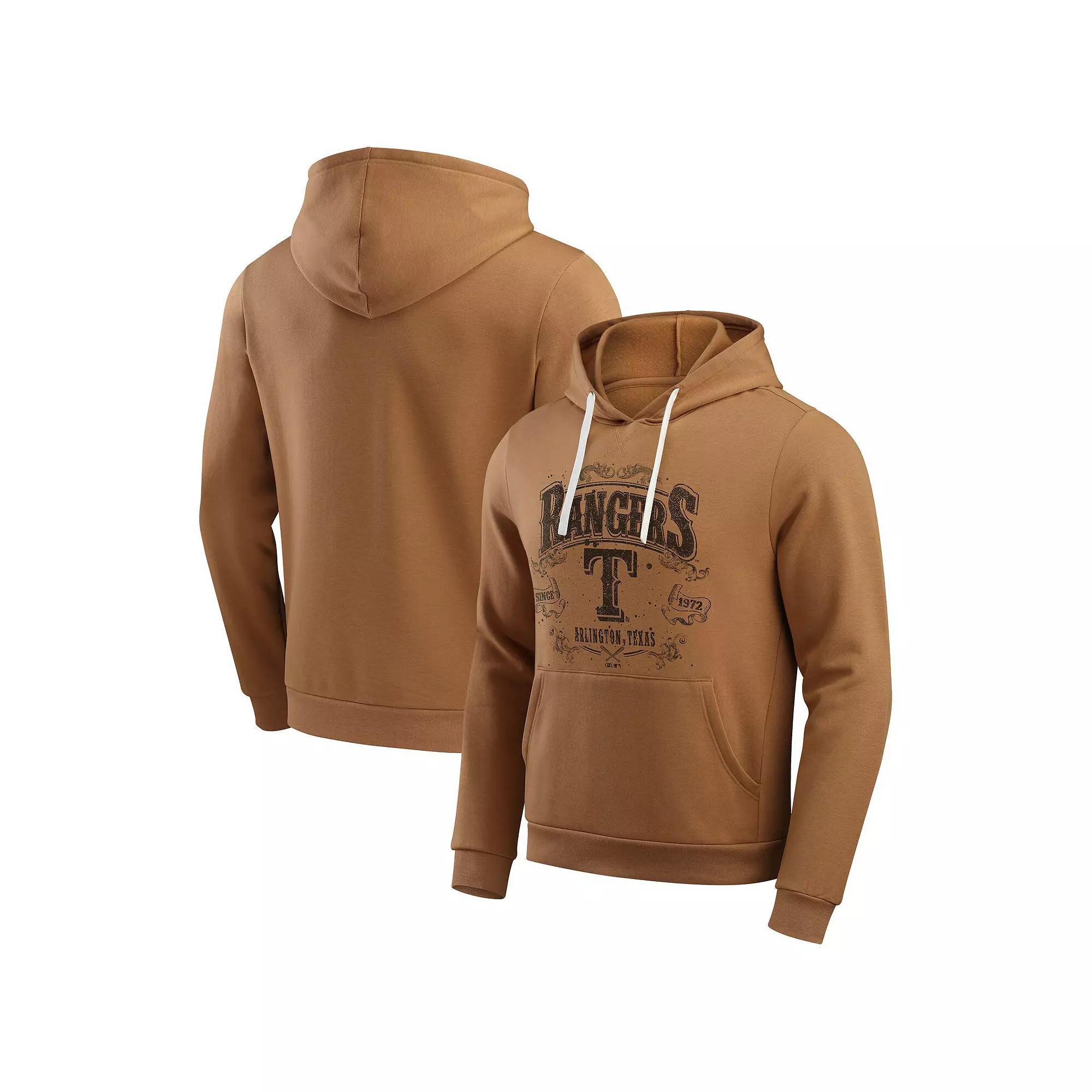 Mens Darius Rucker Collection by Fanatics Tan Baltimore Orioles Camp Fleece Pullover Hoodie Product Image