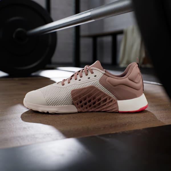 adidas Dropset 3 strength training shoes Lucid Pink 5 Womens Product Image
