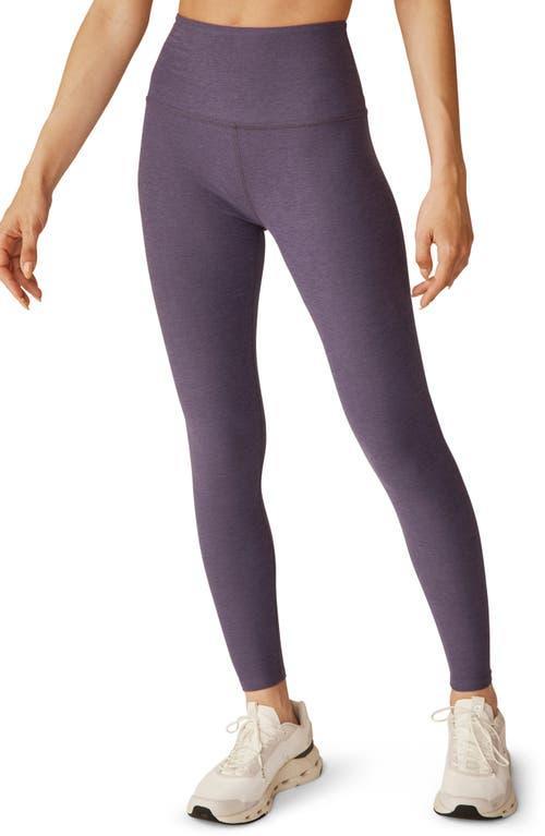 Beyond Yoga Spacedye Caught In The Midi High-Waisted Legging (Warm Clay Heather) Women's Casual Pants Product Image