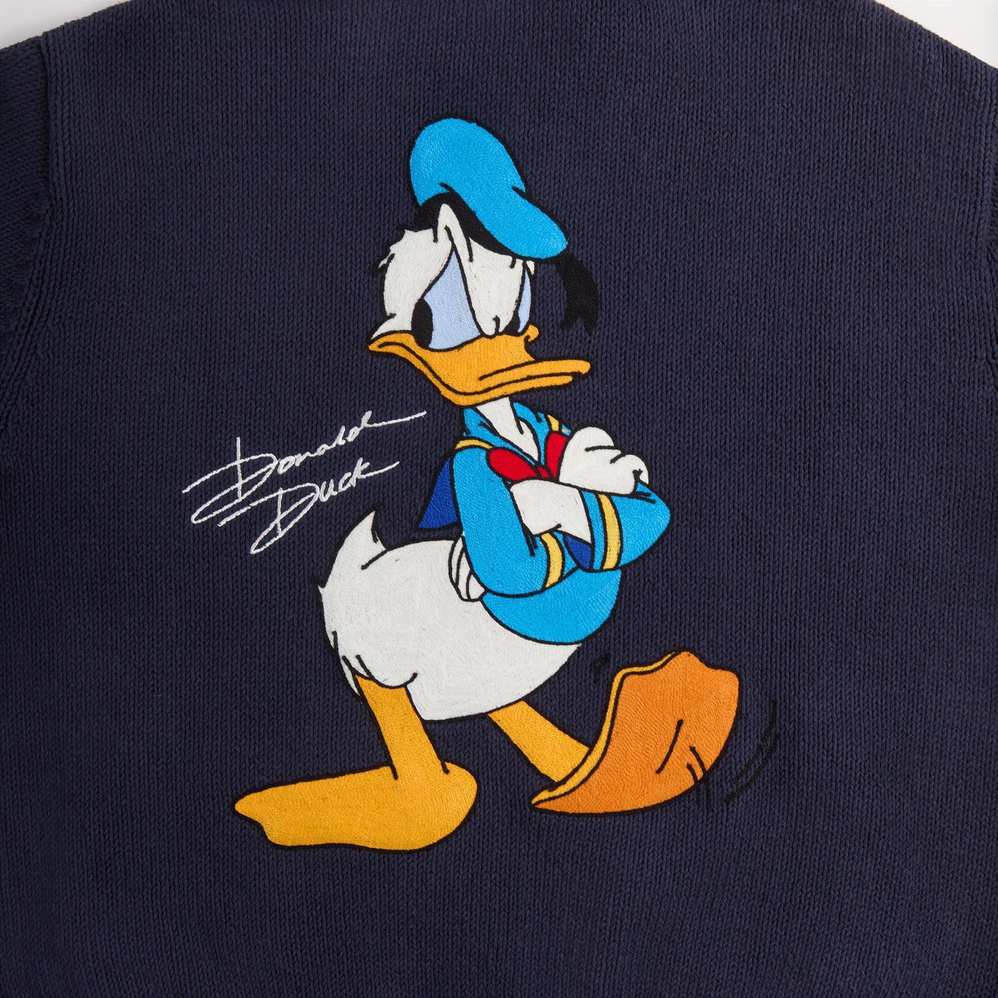 Disney | Kith for Donald Duck Full Zip Wyona Sweater - Nocturnal Male Product Image