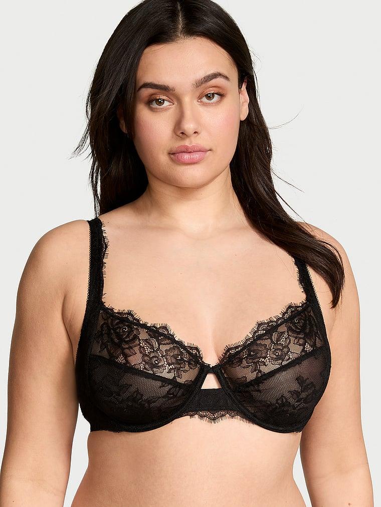 The Fabulous by Victoria's Secret Unlined Rose Lace Full-Cup Bra Product Image