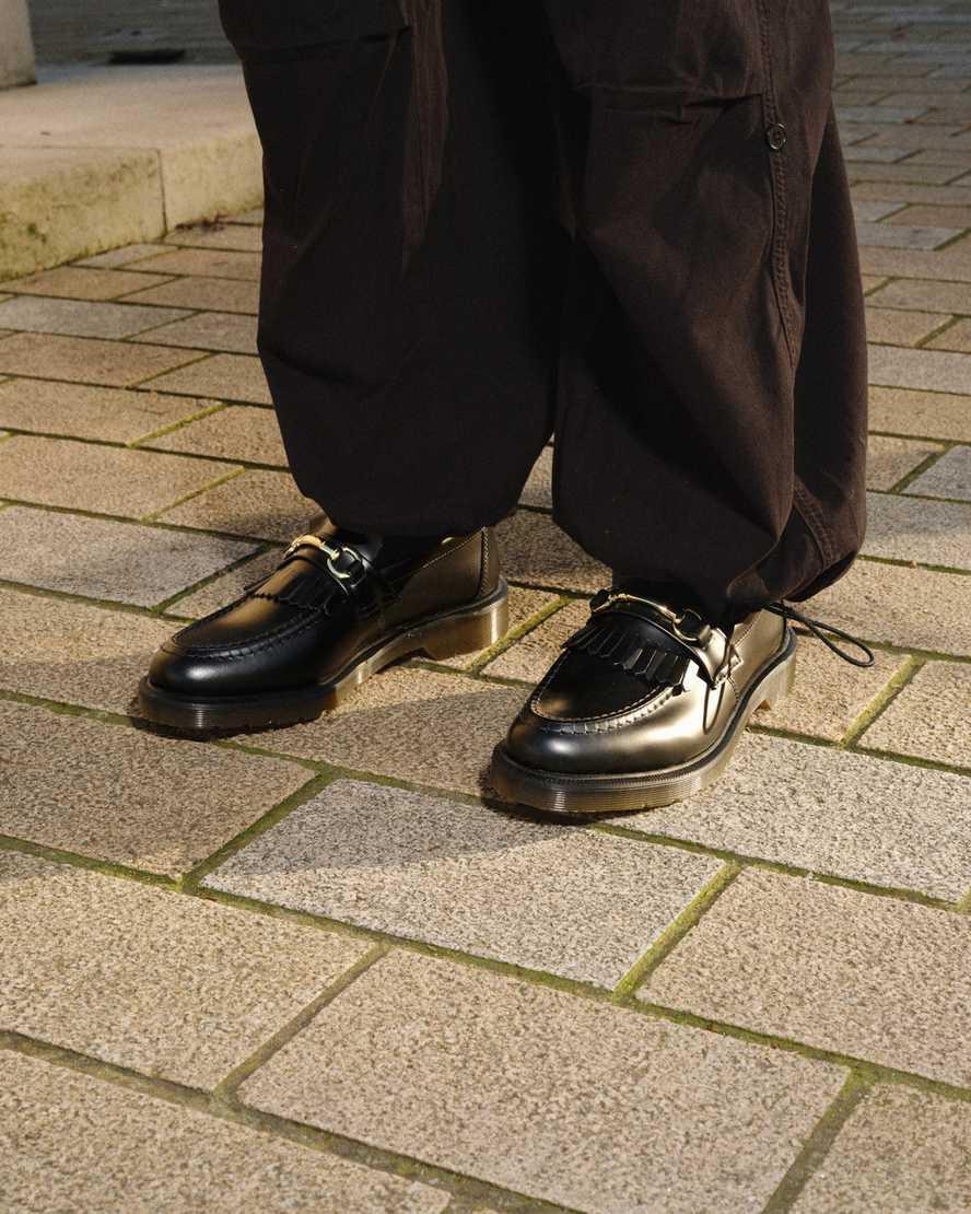 Adrian Snaffle Smooth Leather Kiltie Loafers Product Image