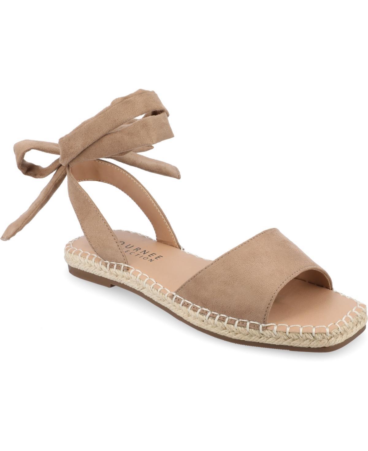 Journee Emelie Womens Espadrille Sandals Purple Product Image