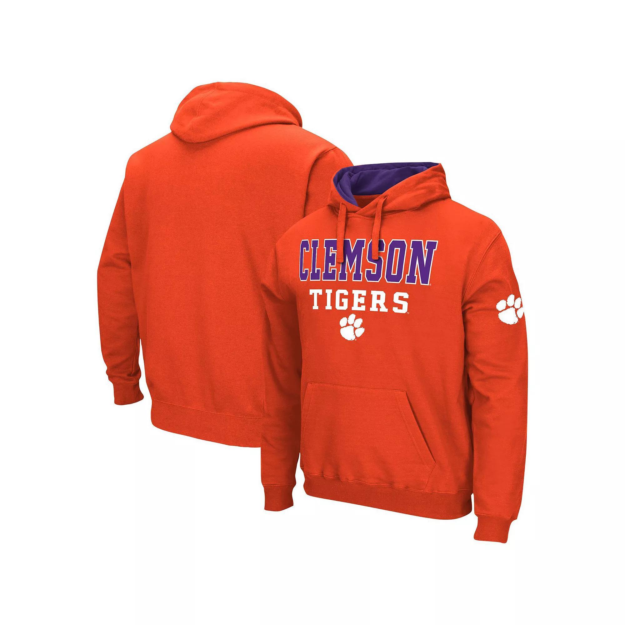 Men's Colosseum Orange Clemson Tigers Sunrise Pullover Hoodie, Size: 3XL Product Image