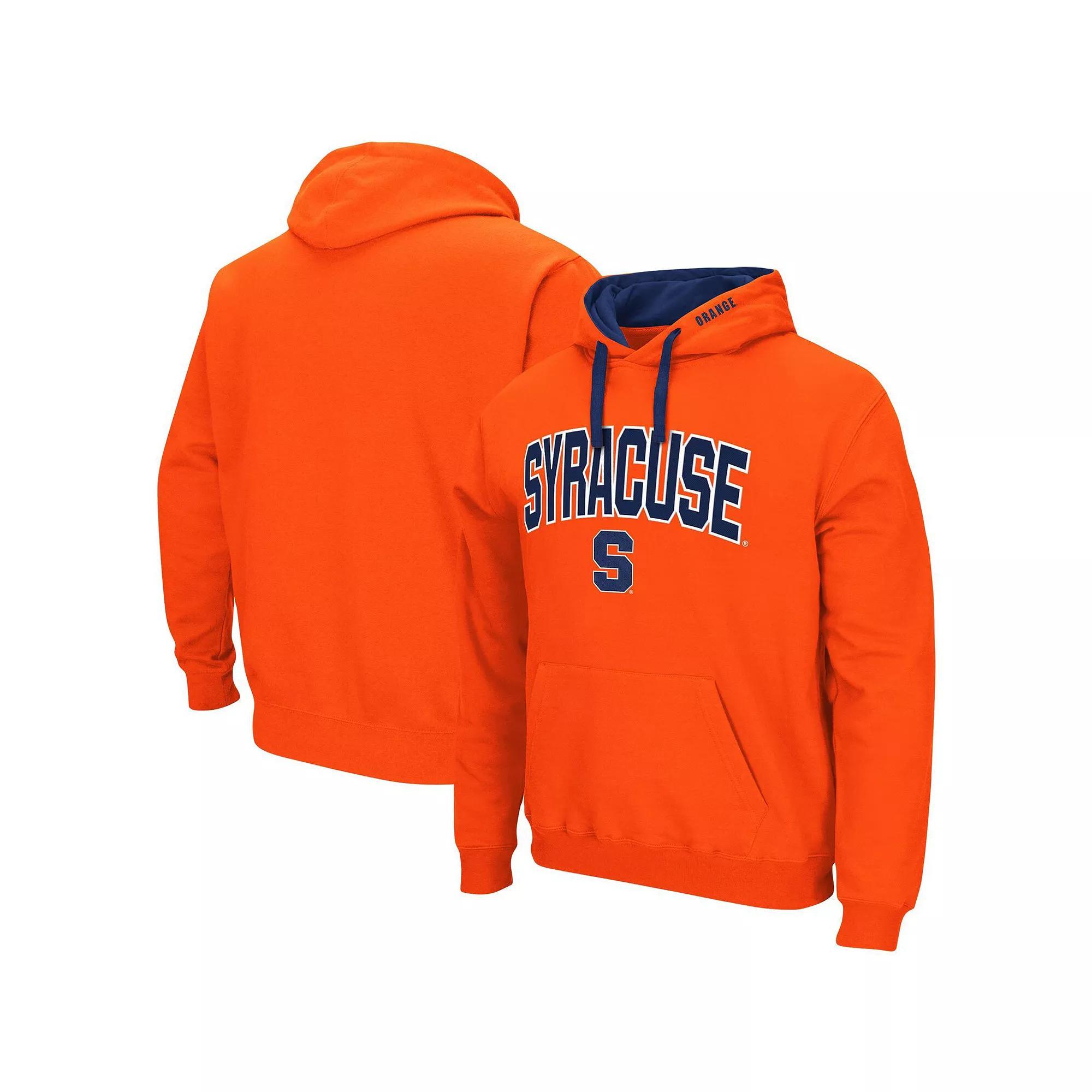 Men's Colosseum Orange Syracuse Orange Big & Tall Arch & Logo 2.0 Pullover Hoodie, Size: 2XB Product Image