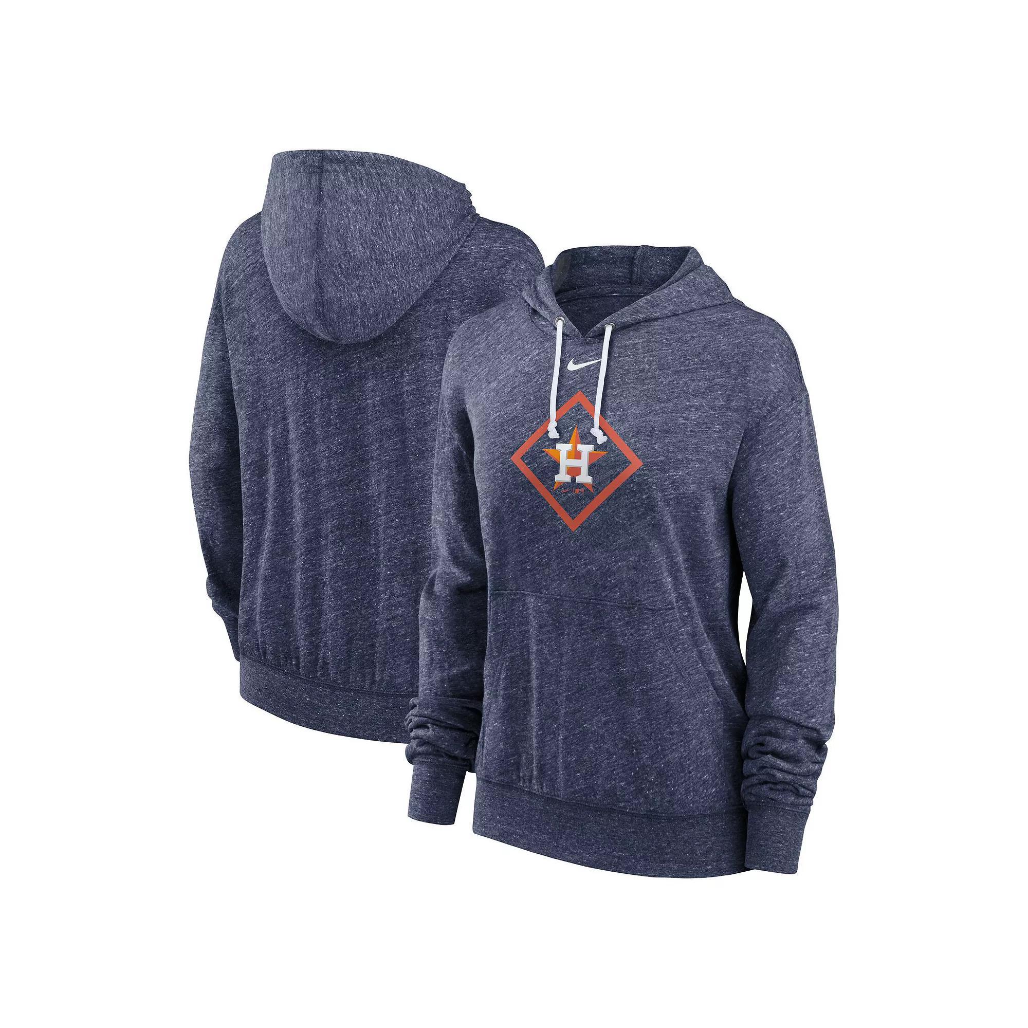 Women's Nike Red Washington Nationals Diamond Icon Gym Vintage Lightweight Hooded Top, Size: Medium Product Image