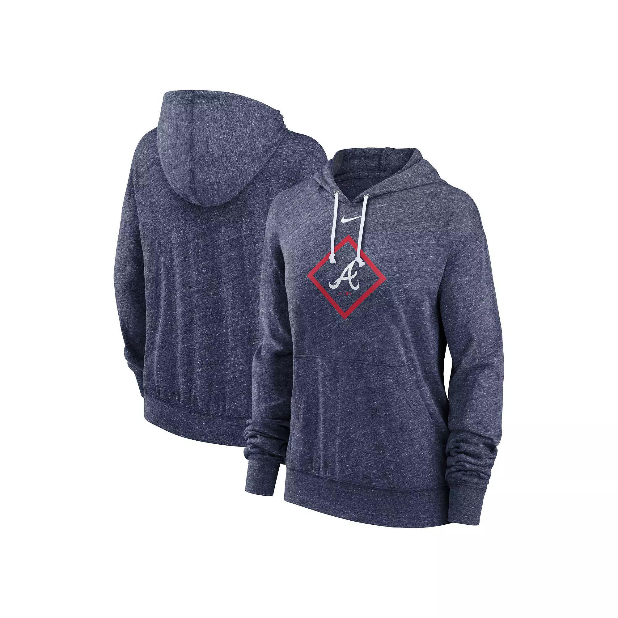 Women's Nike Red Washington Nationals Diamond Icon Gym Vintage Lightweight Hooded Top, Size: Medium Product Image