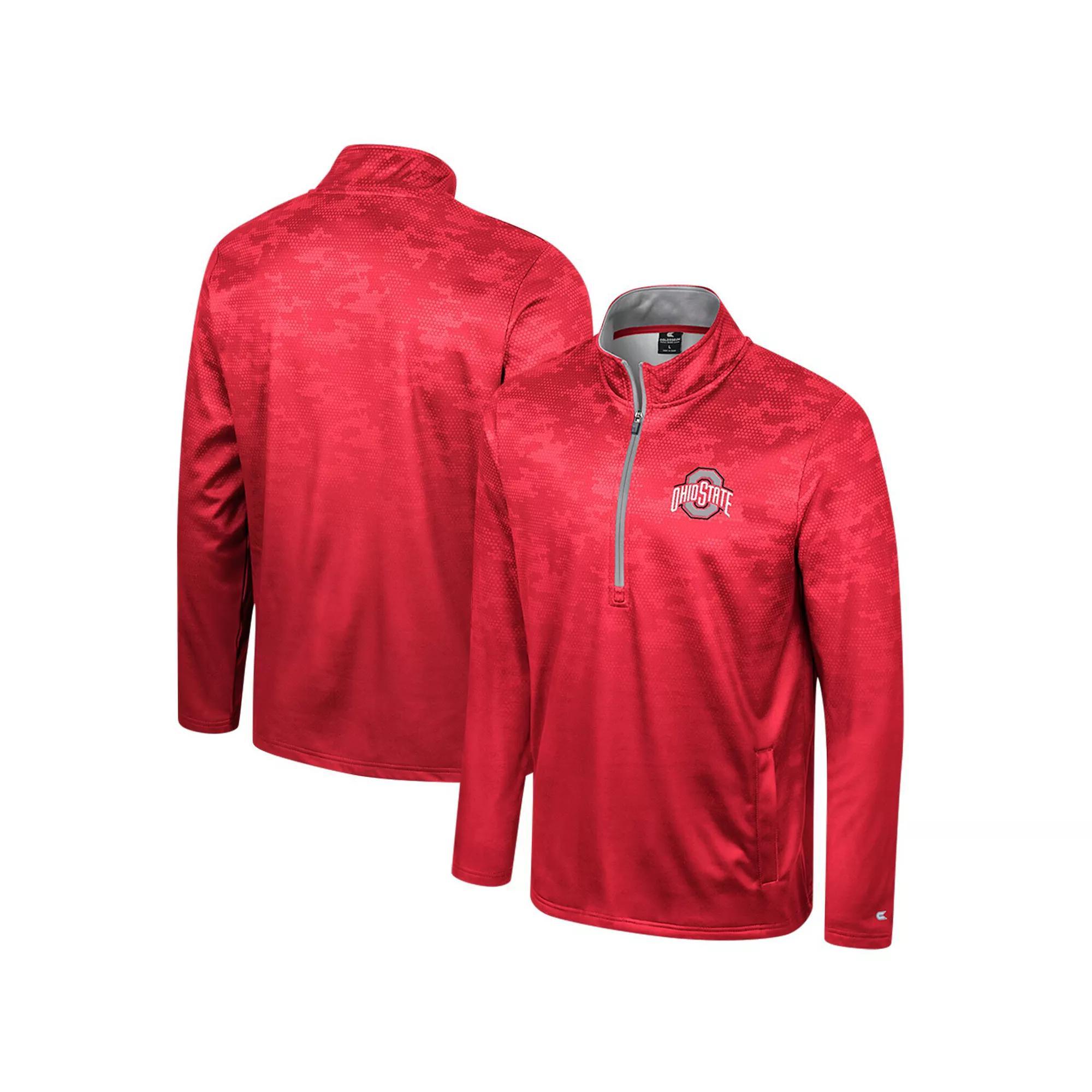 Men's Colosseum  Royal Pitt Panthers The Machine Half-Zip Jacket, Size: Medium, Blue Product Image