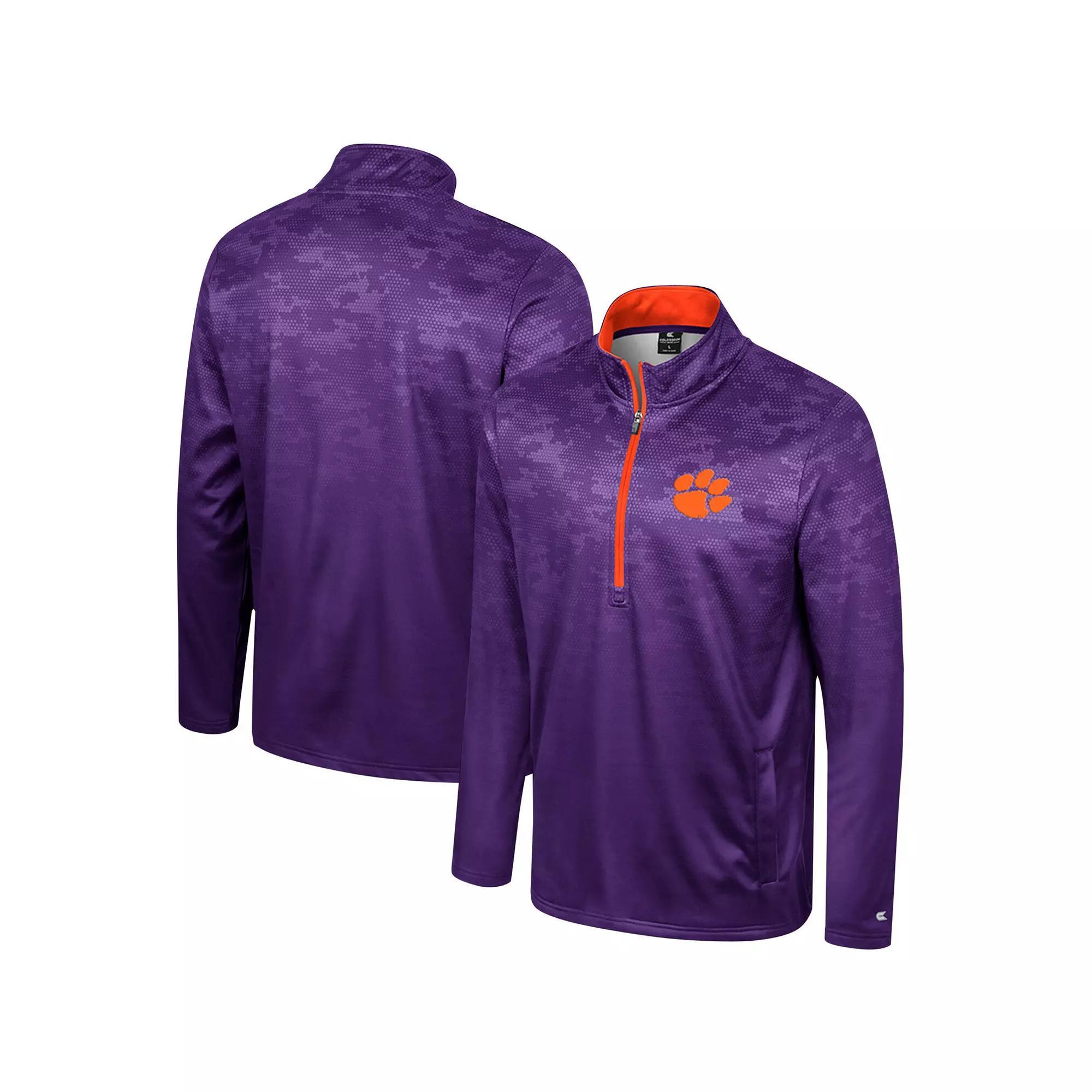 Men's Colosseum  Royal Pitt Panthers The Machine Half-Zip Jacket, Size: Medium, Blue Product Image