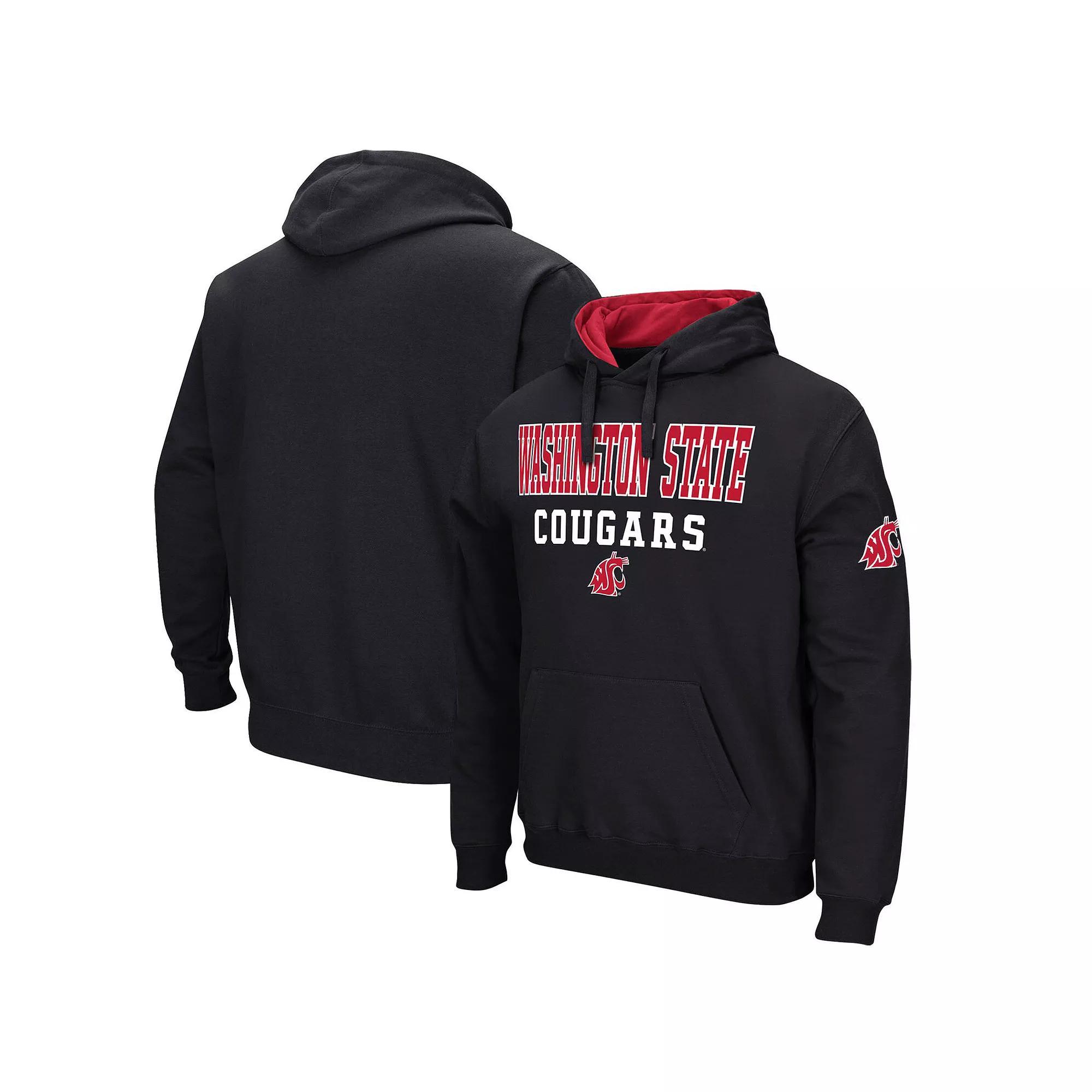 Men's Colosseum Black Oklahoma Sooners Sunrise Pullover Hoodie, Size: Large Product Image
