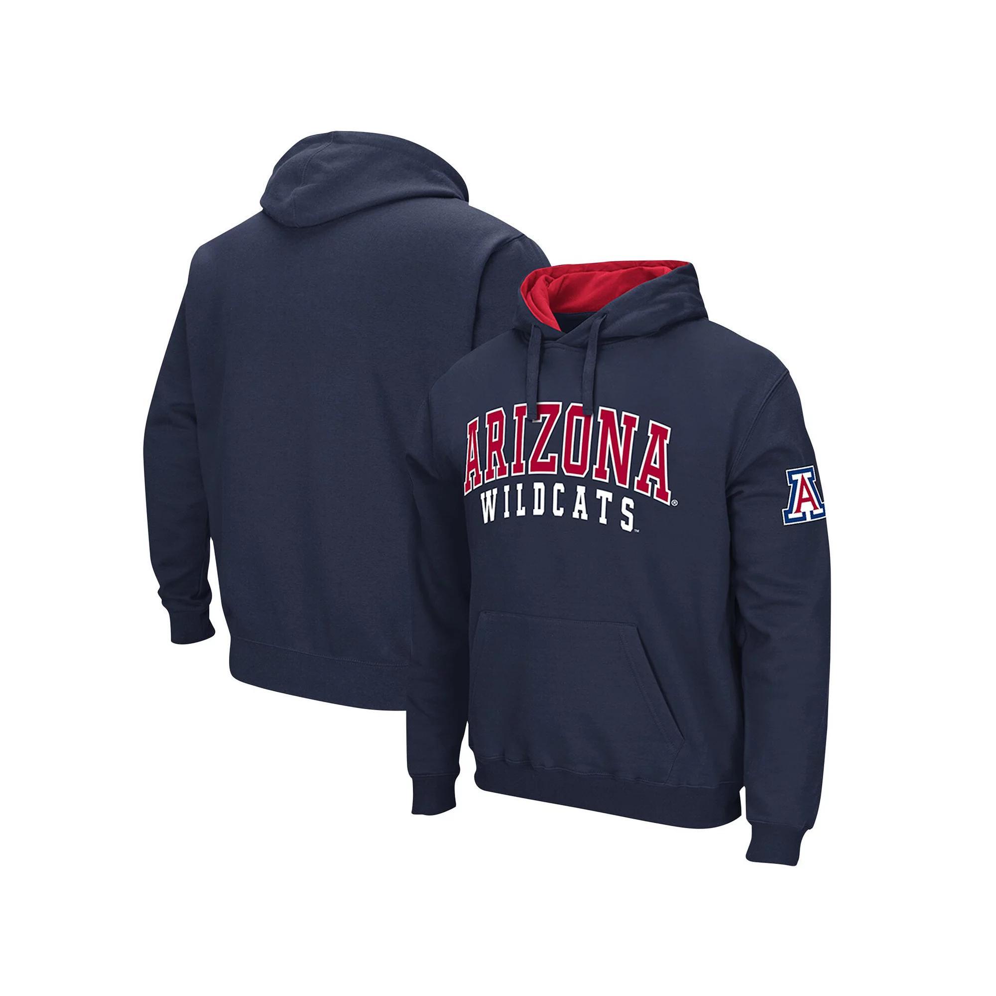Men's Colosseum Navy Auburn Tigers Double Arch Pullover Hoodie, Size: Small, Blue Product Image