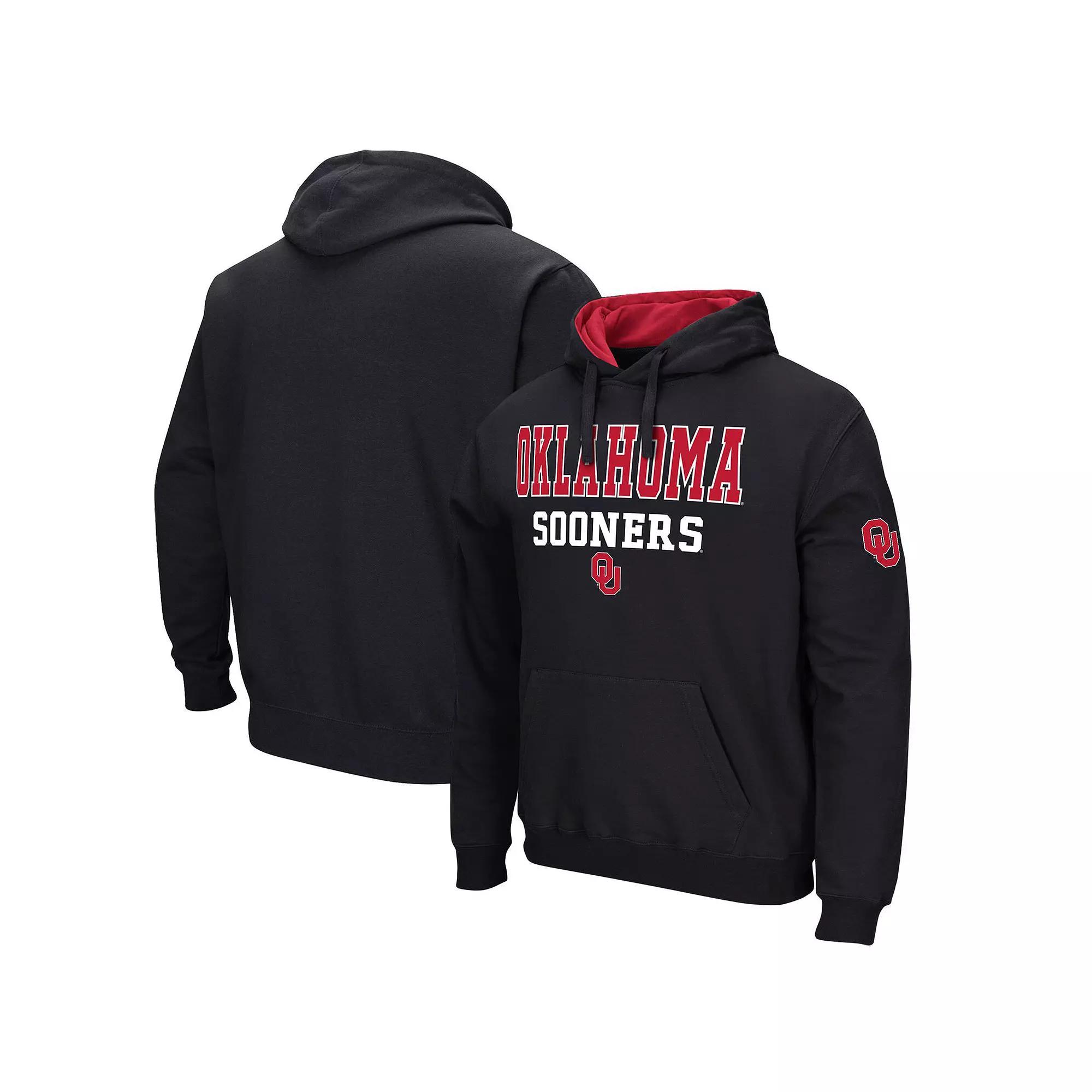 Men's Colosseum Black Oregon State Beavers Sunrise Pullover Hoodie, Size: Large Product Image
