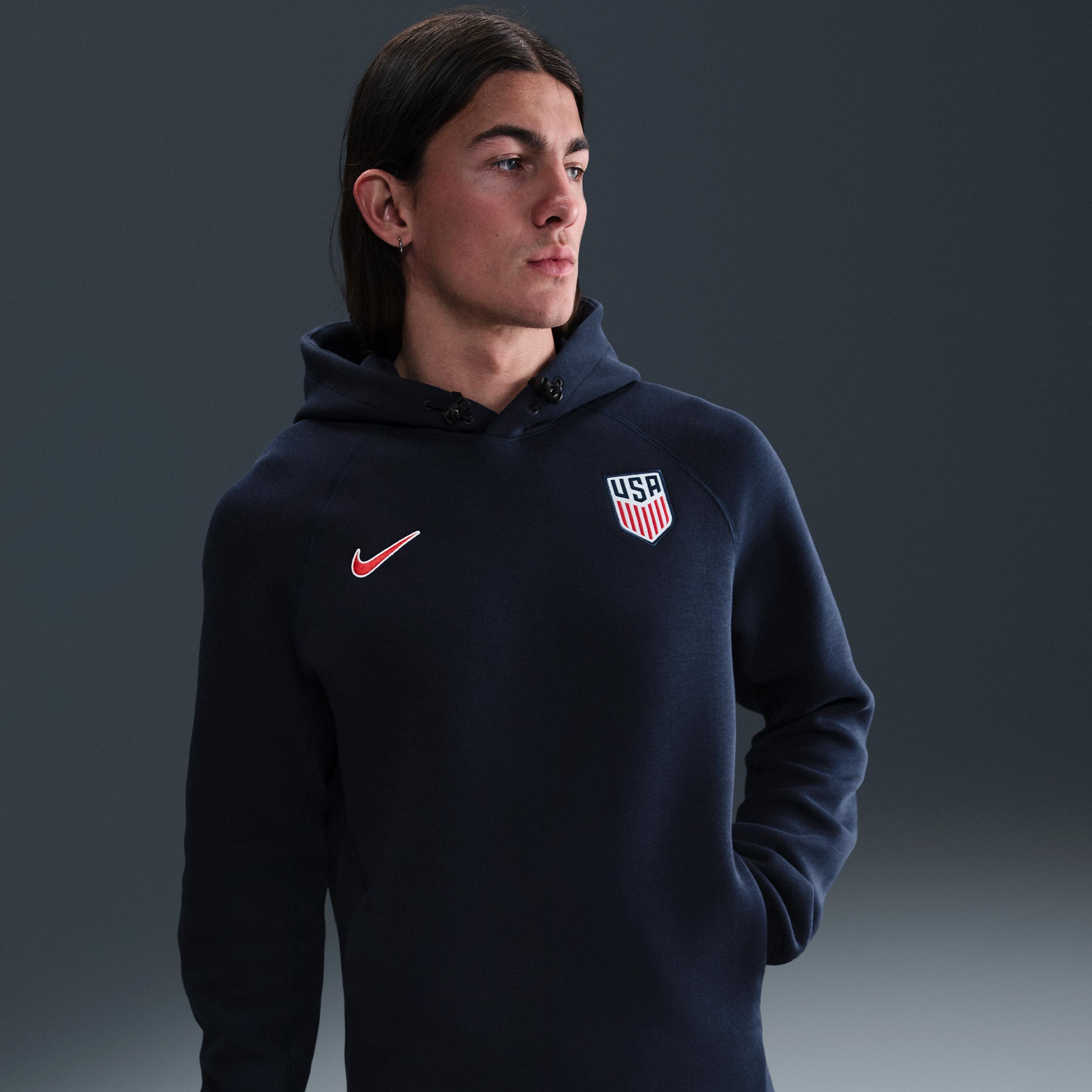 USMNT Tech Nike Men's Soccer Fleece Pullover Hoodie Product Image