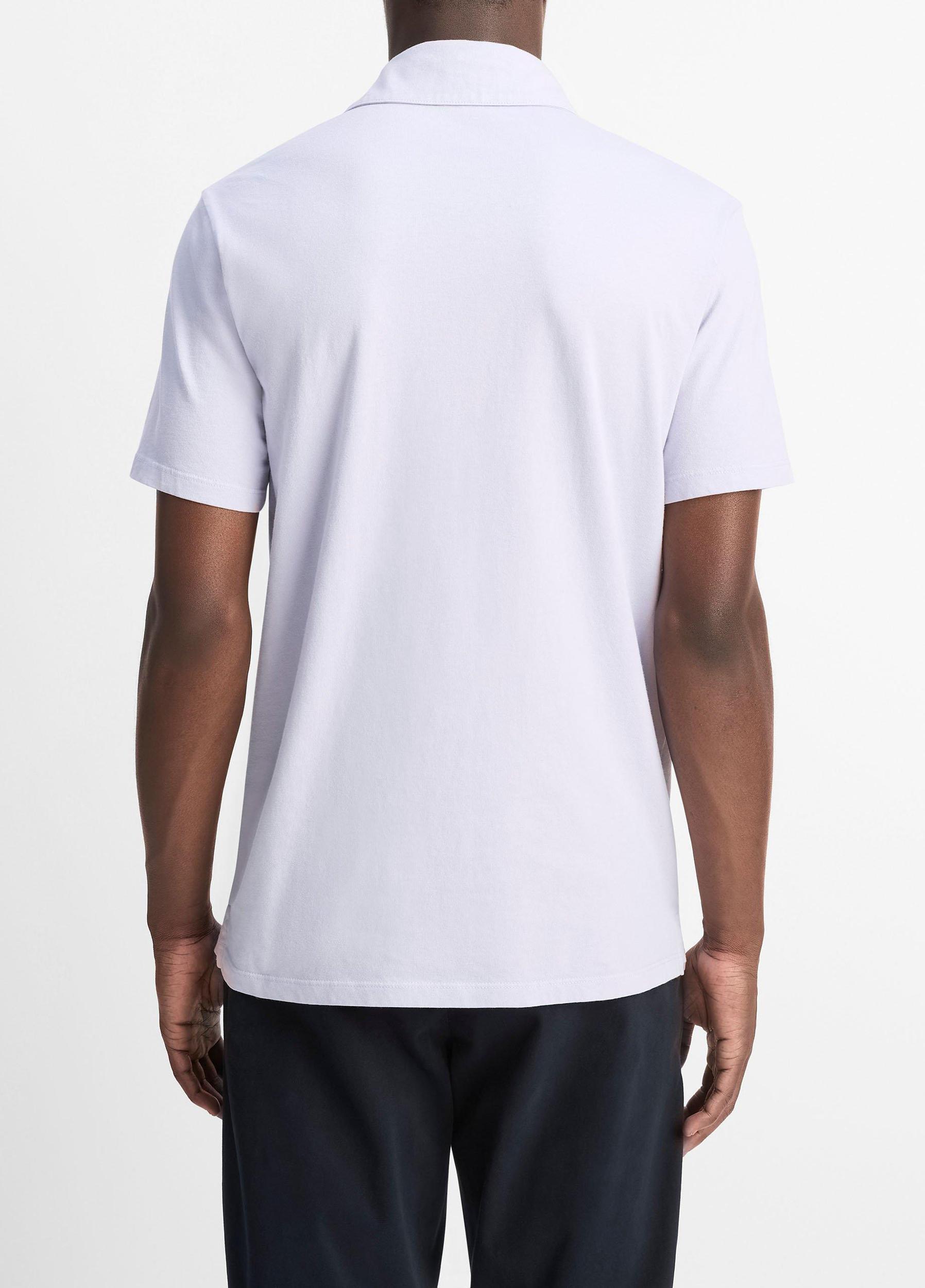 Garment Dye Cotton Polo Shirt Product Image