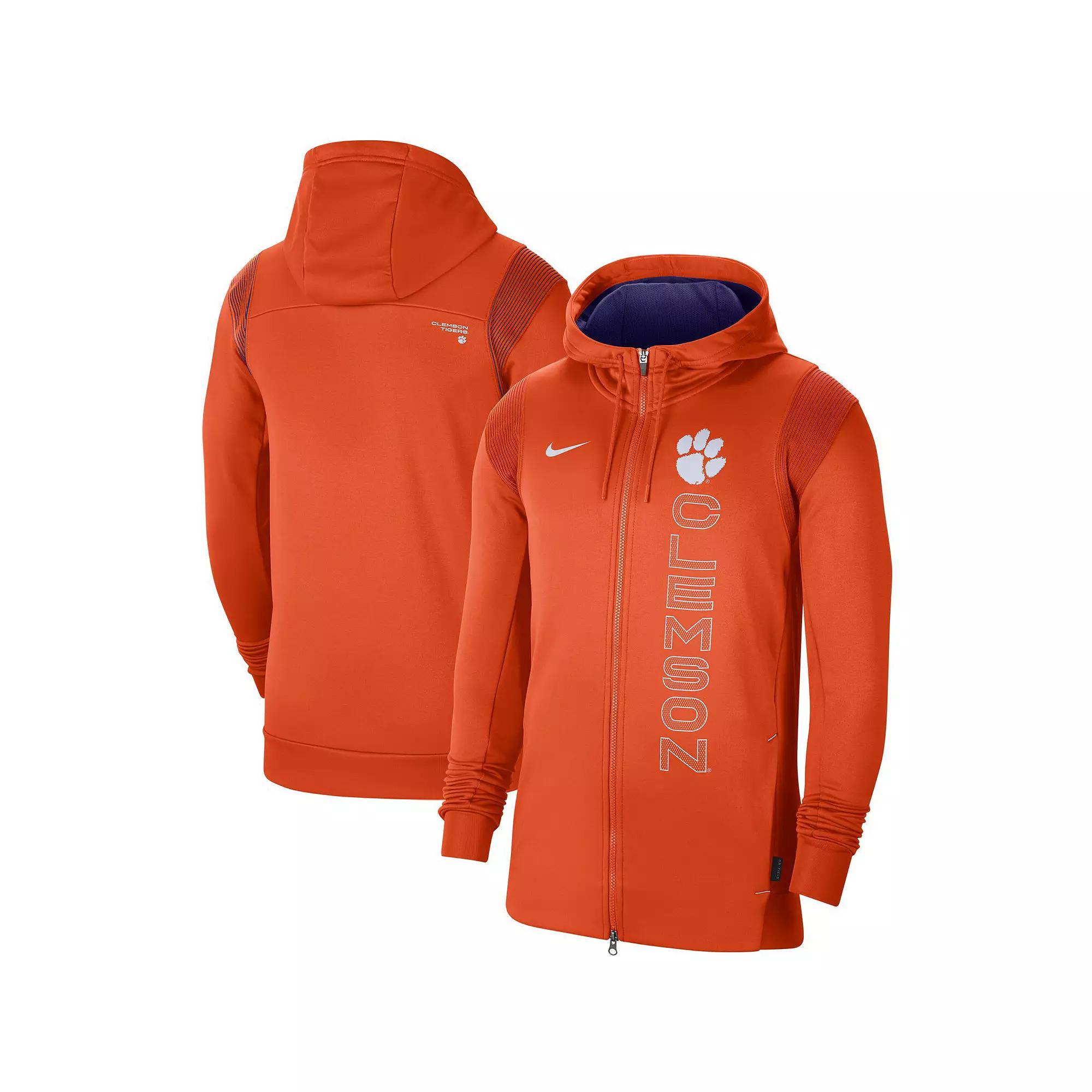 Mens Nike Clemson Tigers 2021 Sideline Performance Full-Zip Hoodie Product Image
