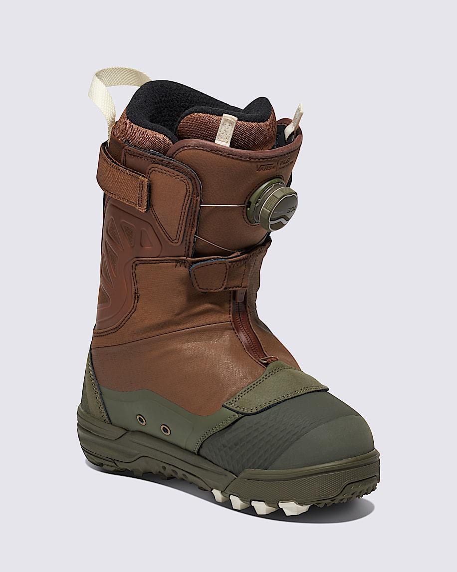 Womens Viaje Range Edition X Hana Beaman Snowboard Boot in Brown / Grape Leaf Green| Vans US Product Image