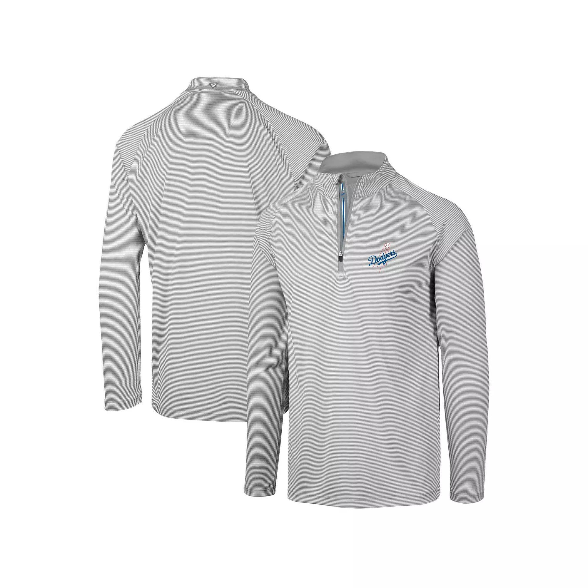 Men's Levelwear Gray Minnesota Twins Orion Historic Logo Raglan Quarter-Zip Jacket, Size: Small, Grey Product Image