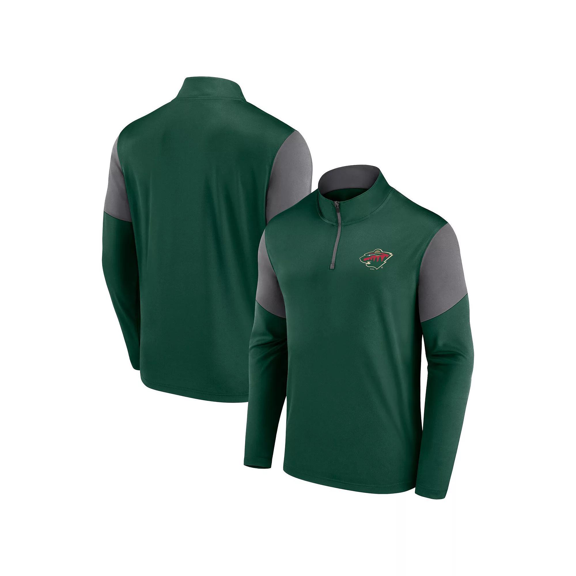 Mens Fanatics Blue Tampa Bay Lightning Logo Quarter-Zip Top Product Image