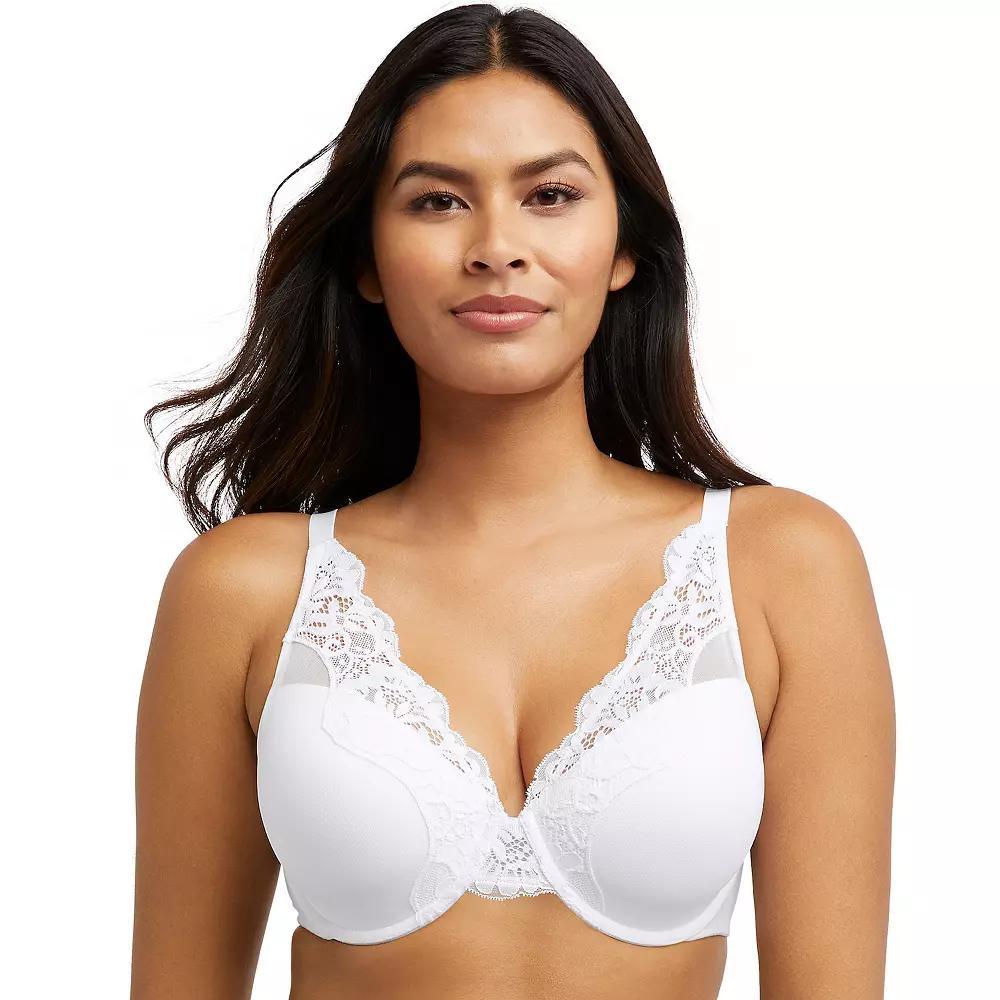 Bali® One Smooth U® Comfort Stretch Lace Underwire Bra DF0084, Women's, Size: 42 Dd, White Product Image