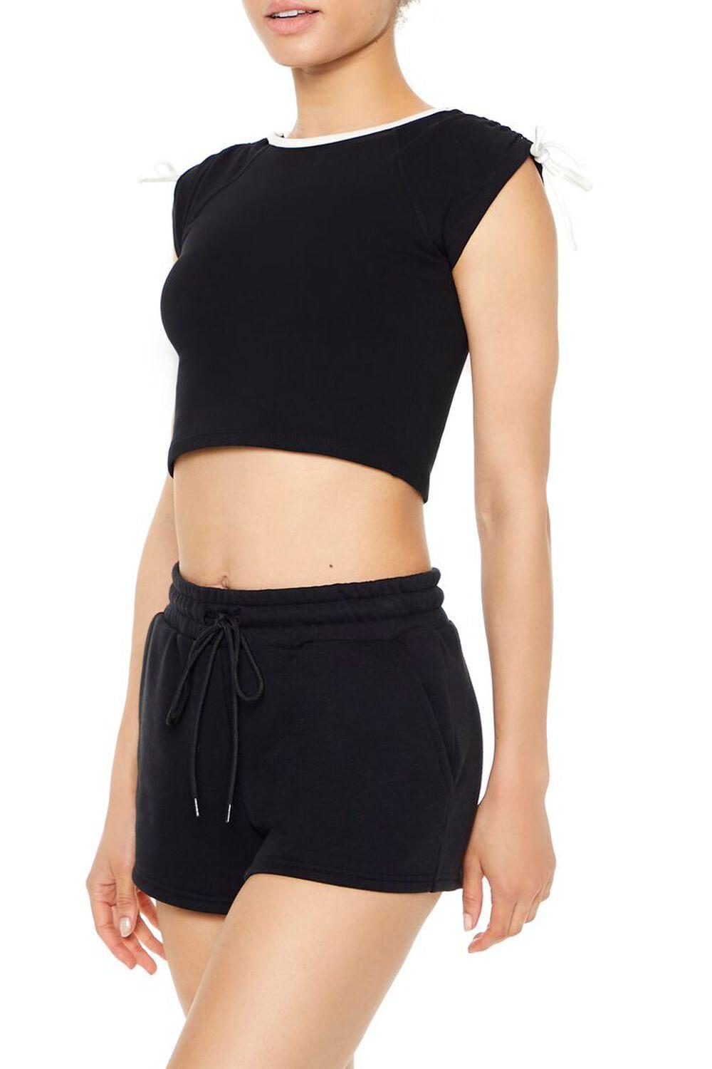 Drawstring Cropped Tee | Forever 21 Product Image