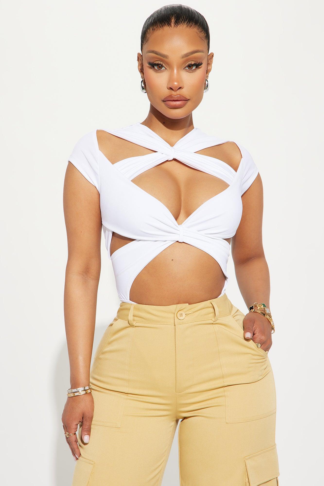 Never Too Much Bodysuit - White Product Image