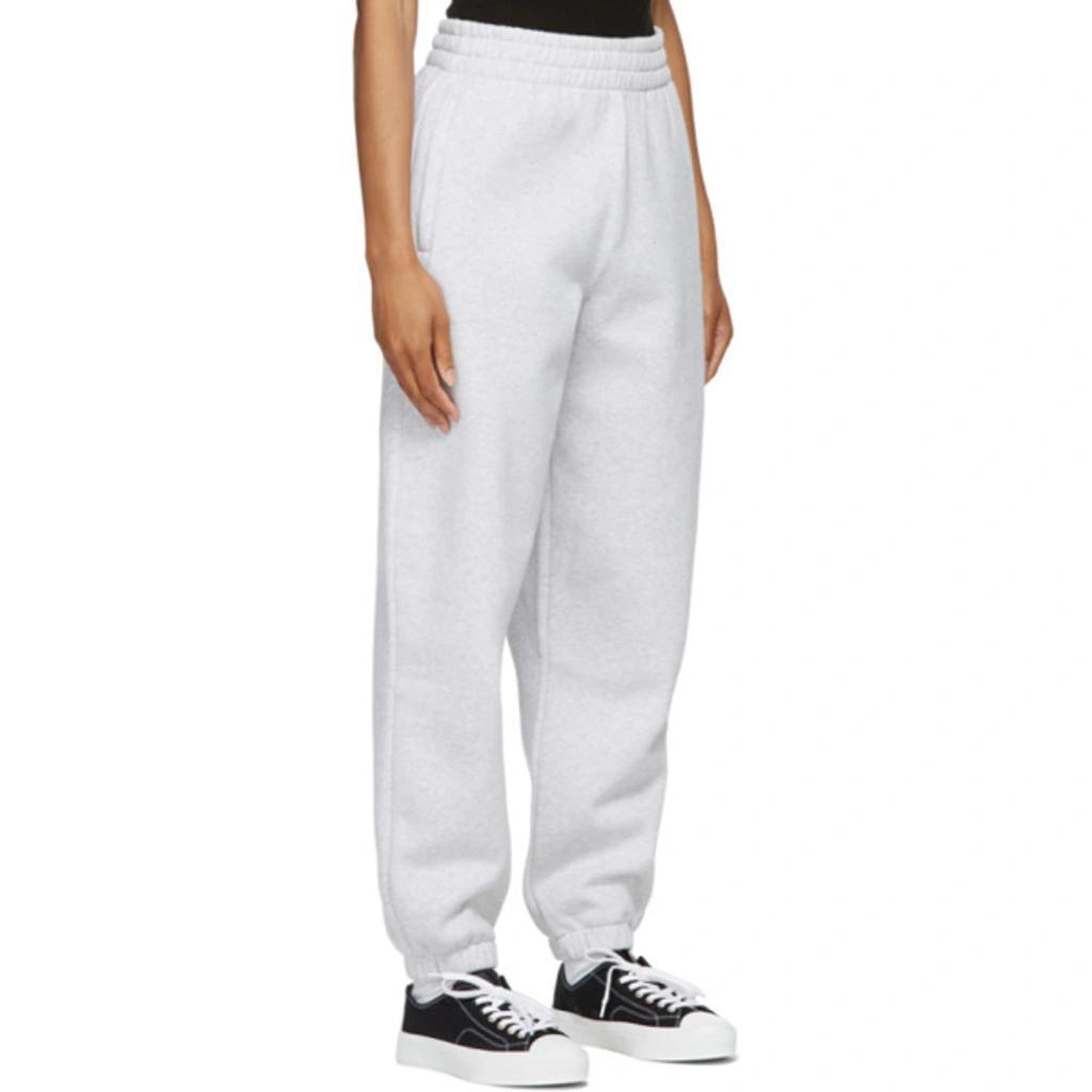 ALEXANDER WANG T Foundation Terry Slim-fit Sweatpants In Light Heather Grey Product Image