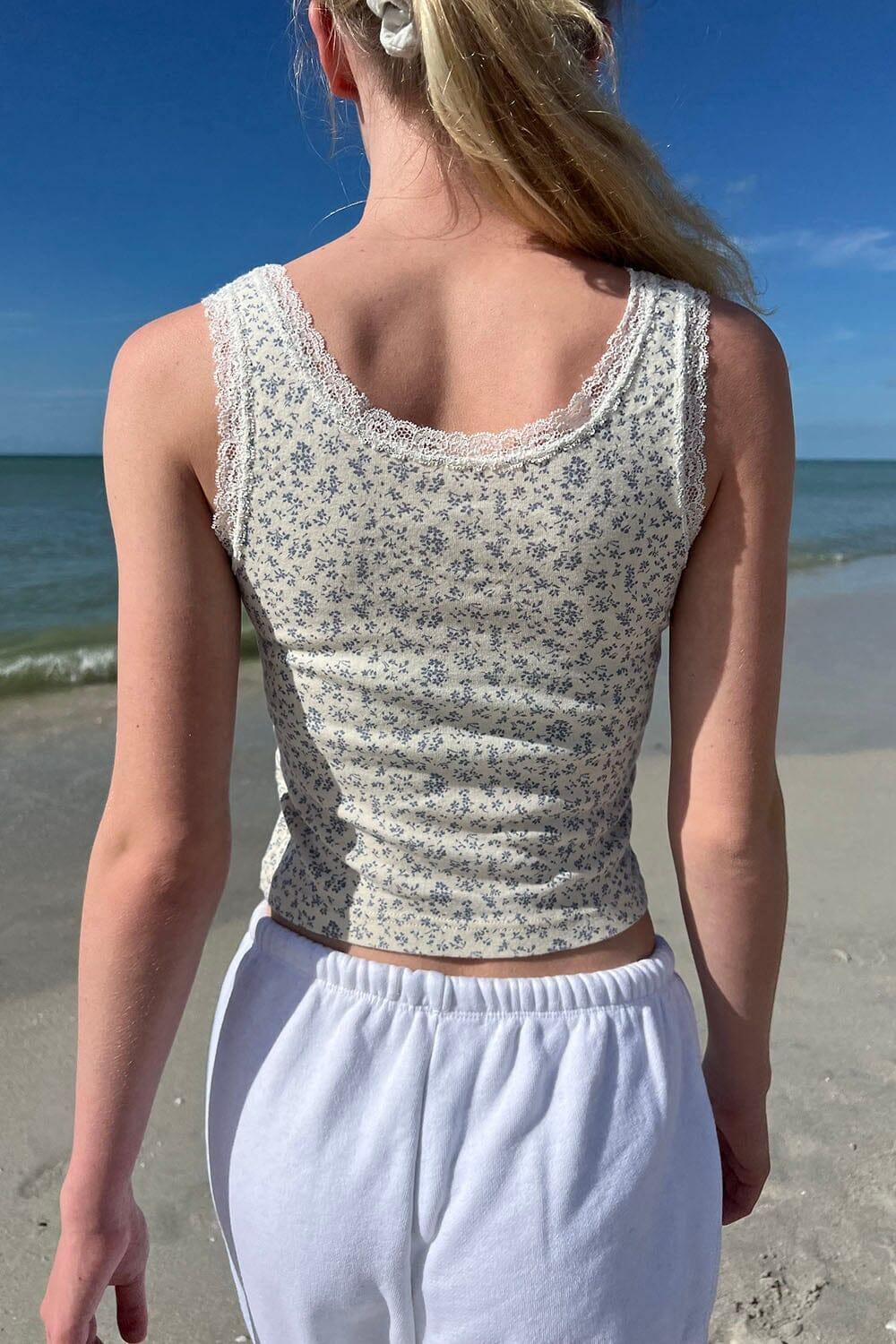 Ronnie Floral Lace Tank Product Image