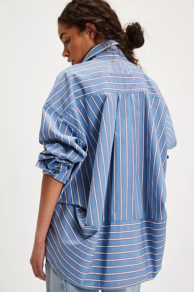 We The Free Striped Varsity Vibes Shirt Product Image