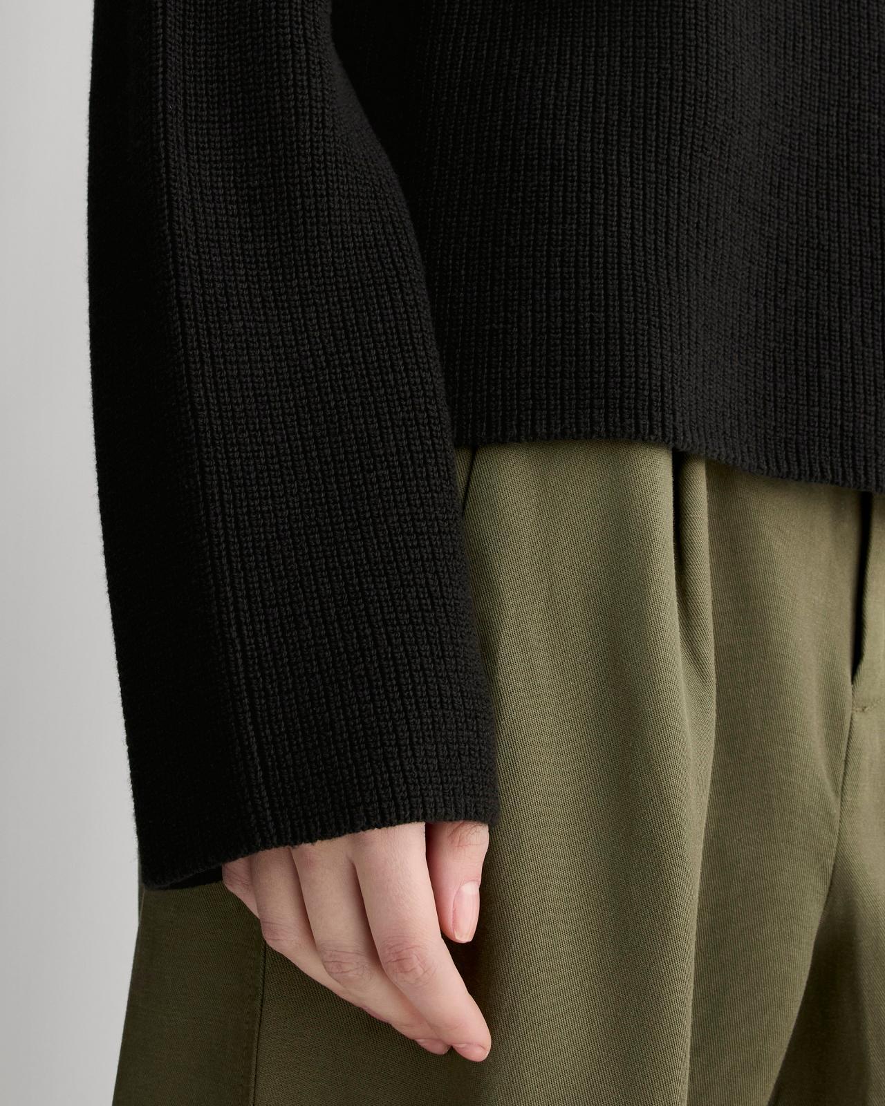 The Slouchy Funnel Neck in Everyday Cotton Product Image