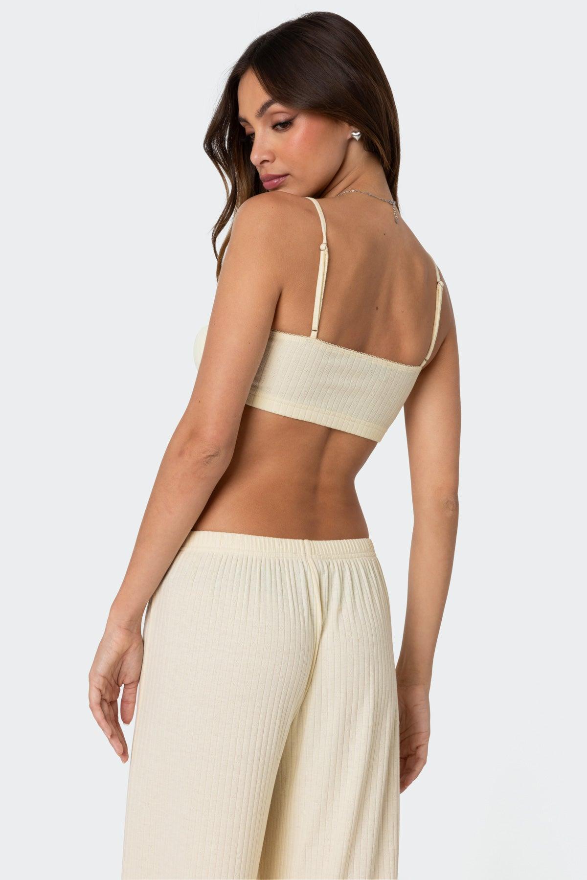 Lilou Pointelle Bralette Product Image