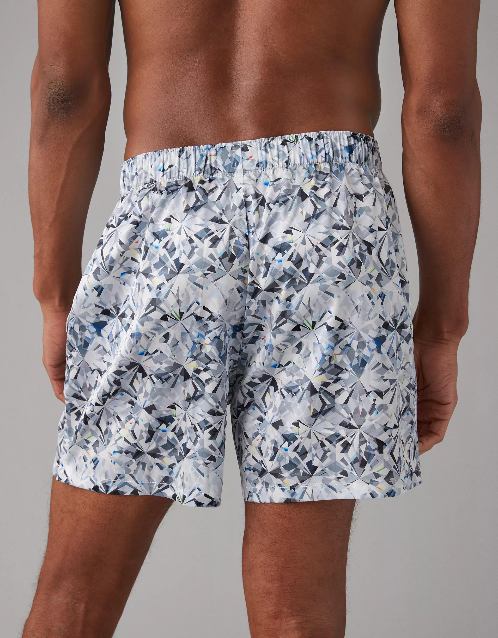 AEO Men's Fields Tapestry Satin Pocket Boxer Short Product Image