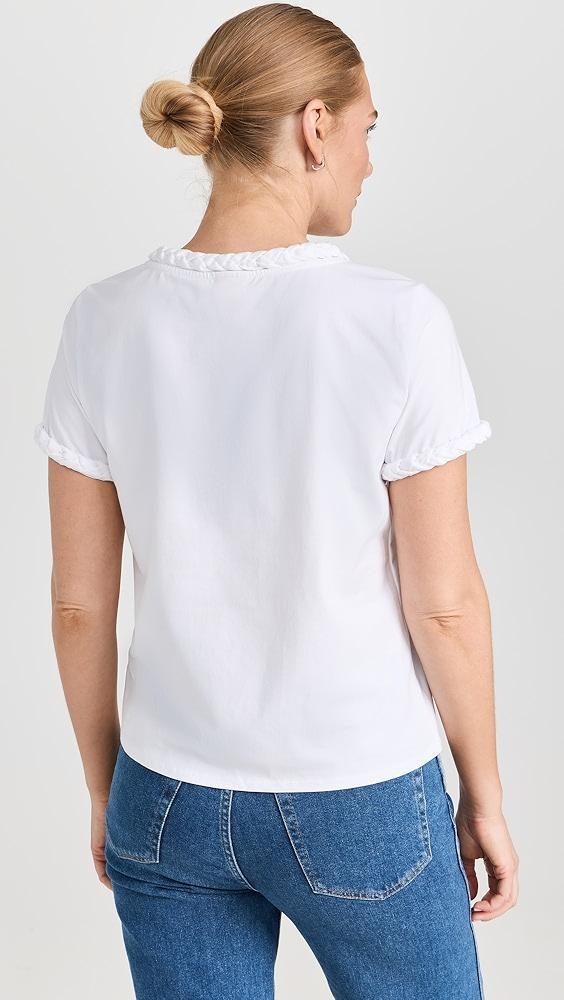 Cinq à Sept Braided Tee | Shopbop Product Image