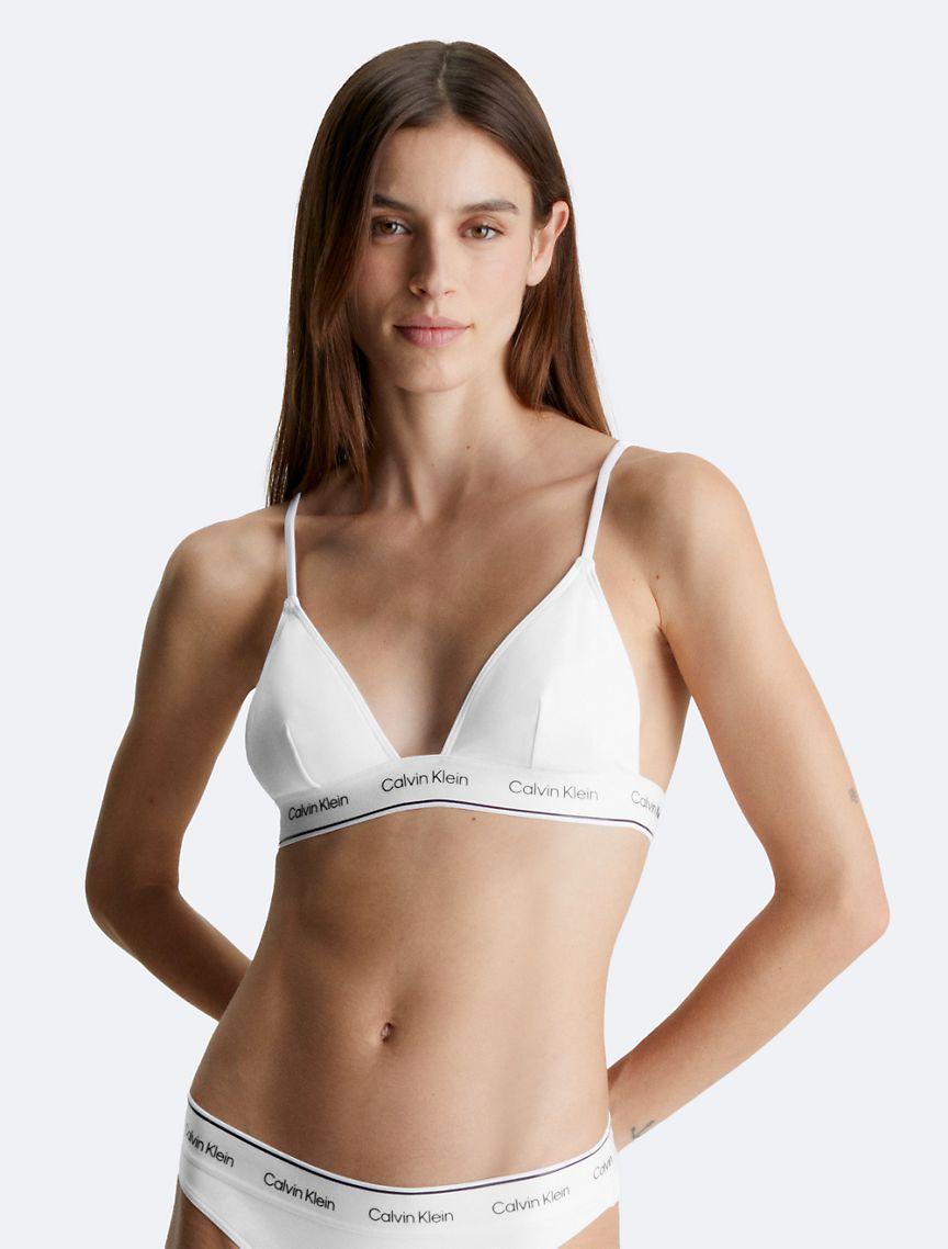 Calvin Klein Women's Legacy Triangle Bikini Top - Black - XS Product Image