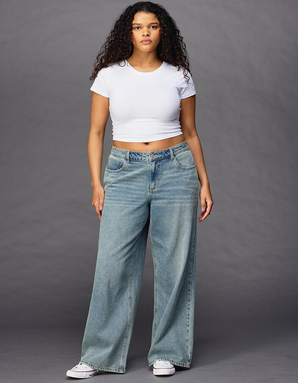 RSQ Womens Low Rise Baggy Jeans Product Image