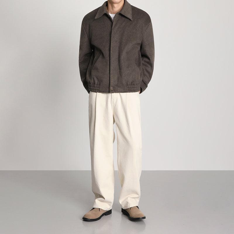 RT No. 6168 DARK BROWN WOOLEN VARSITY JK Product Image