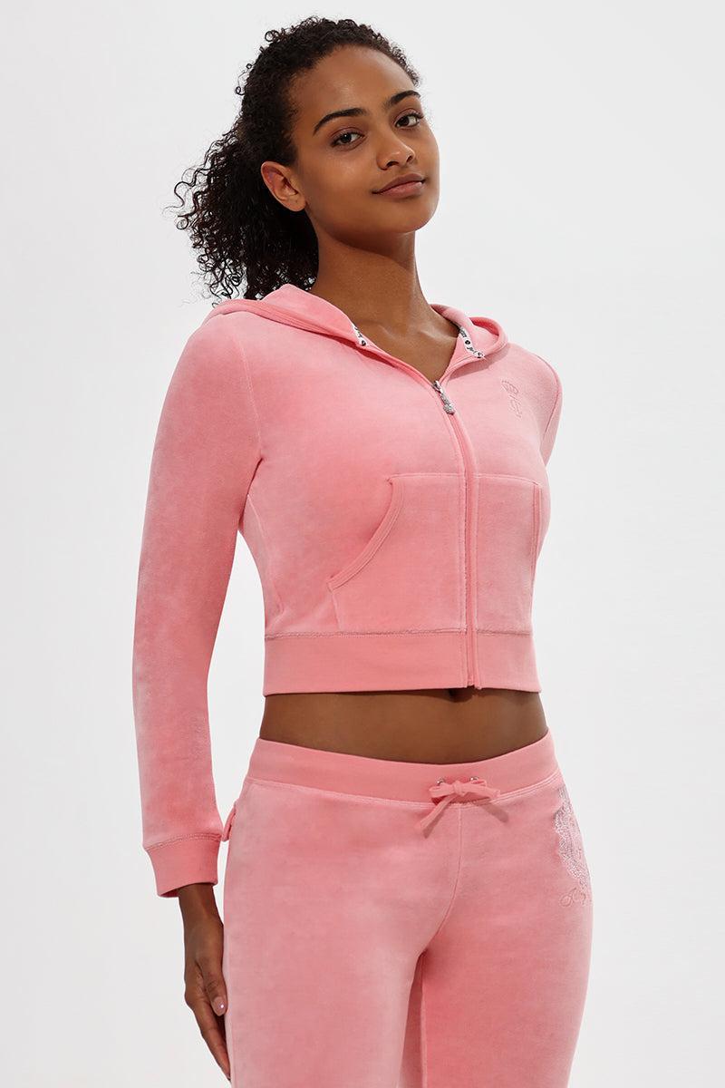 Crown Heritage Cotton Velour Hoodie Product Image