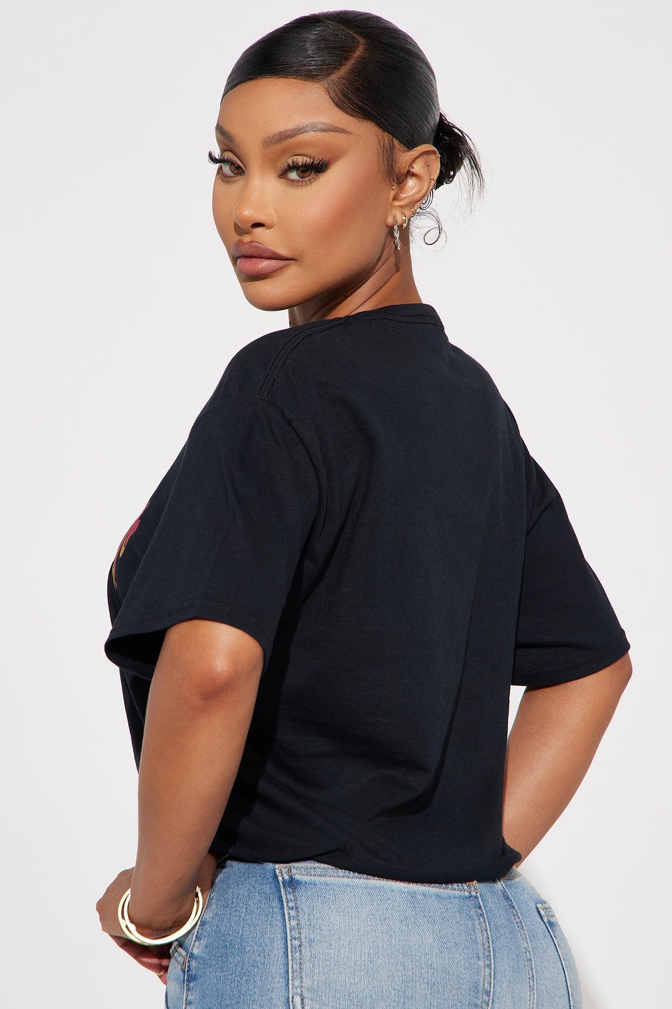 Budweiser King Of Beers Cropped Tee - Black Product Image