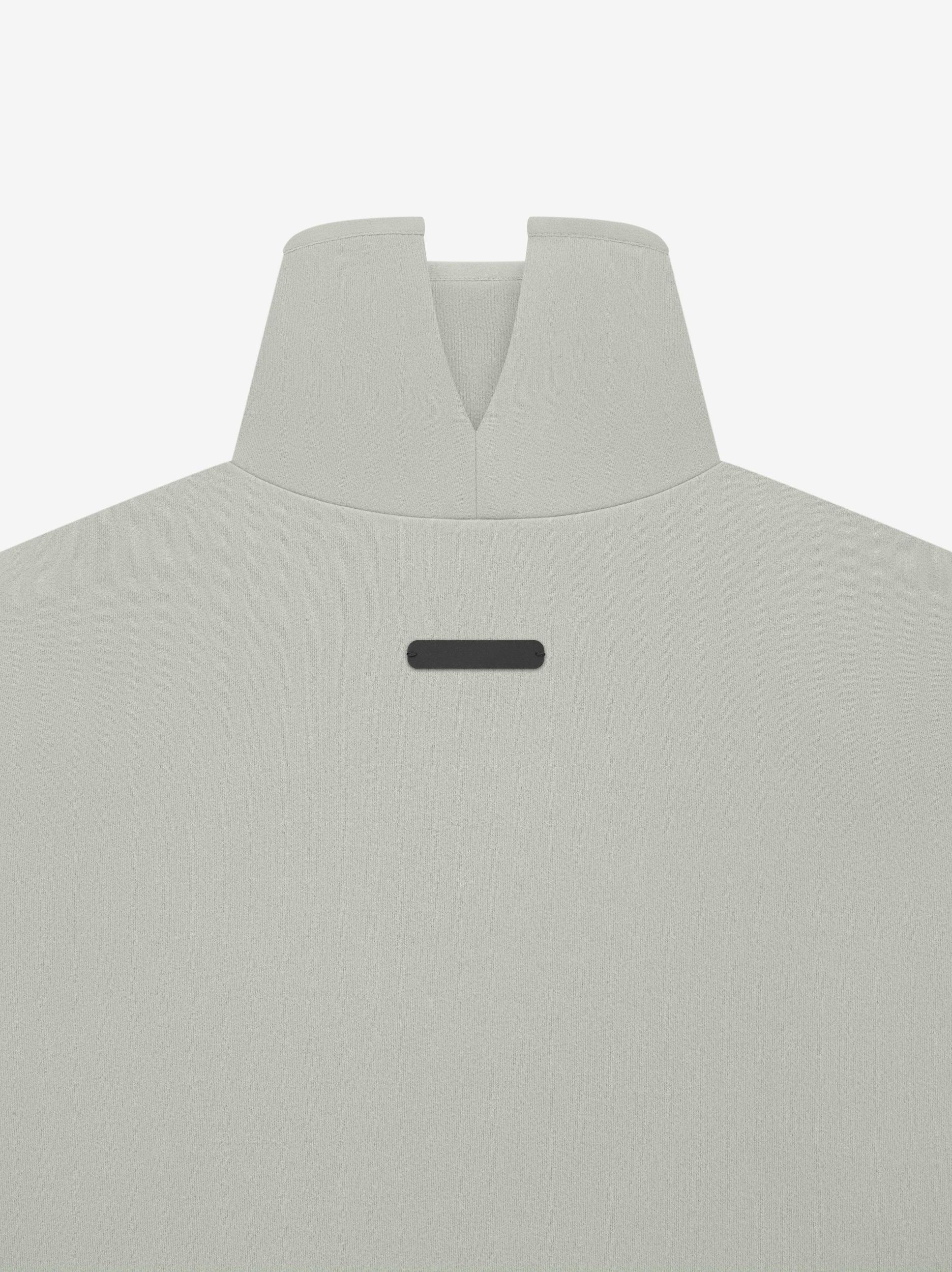 Womens Suede Fleece Mock Neck Female Product Image
