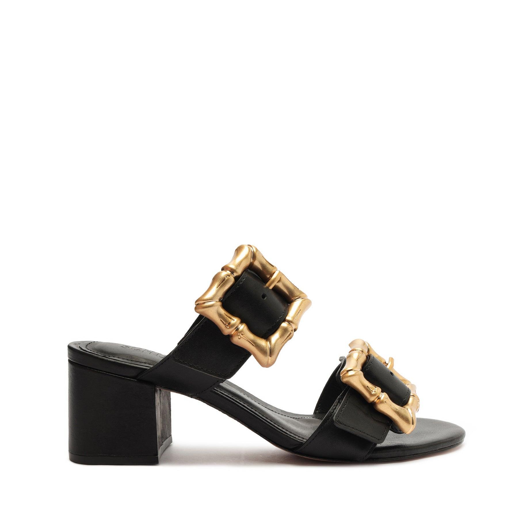 Enola Mid Block Leather Sandal Product Image