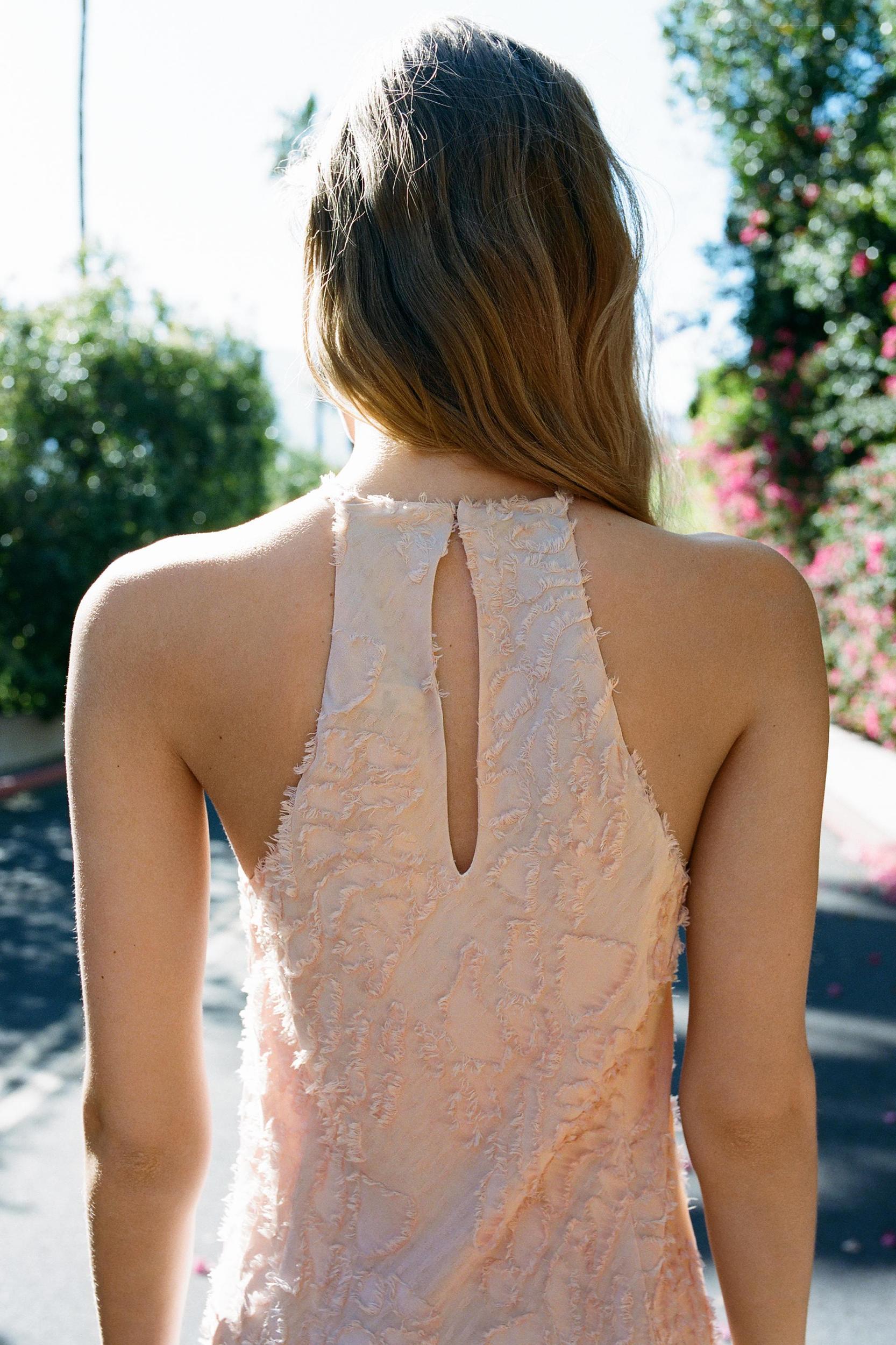 STRUCTURED HALTER DRESS Product Image