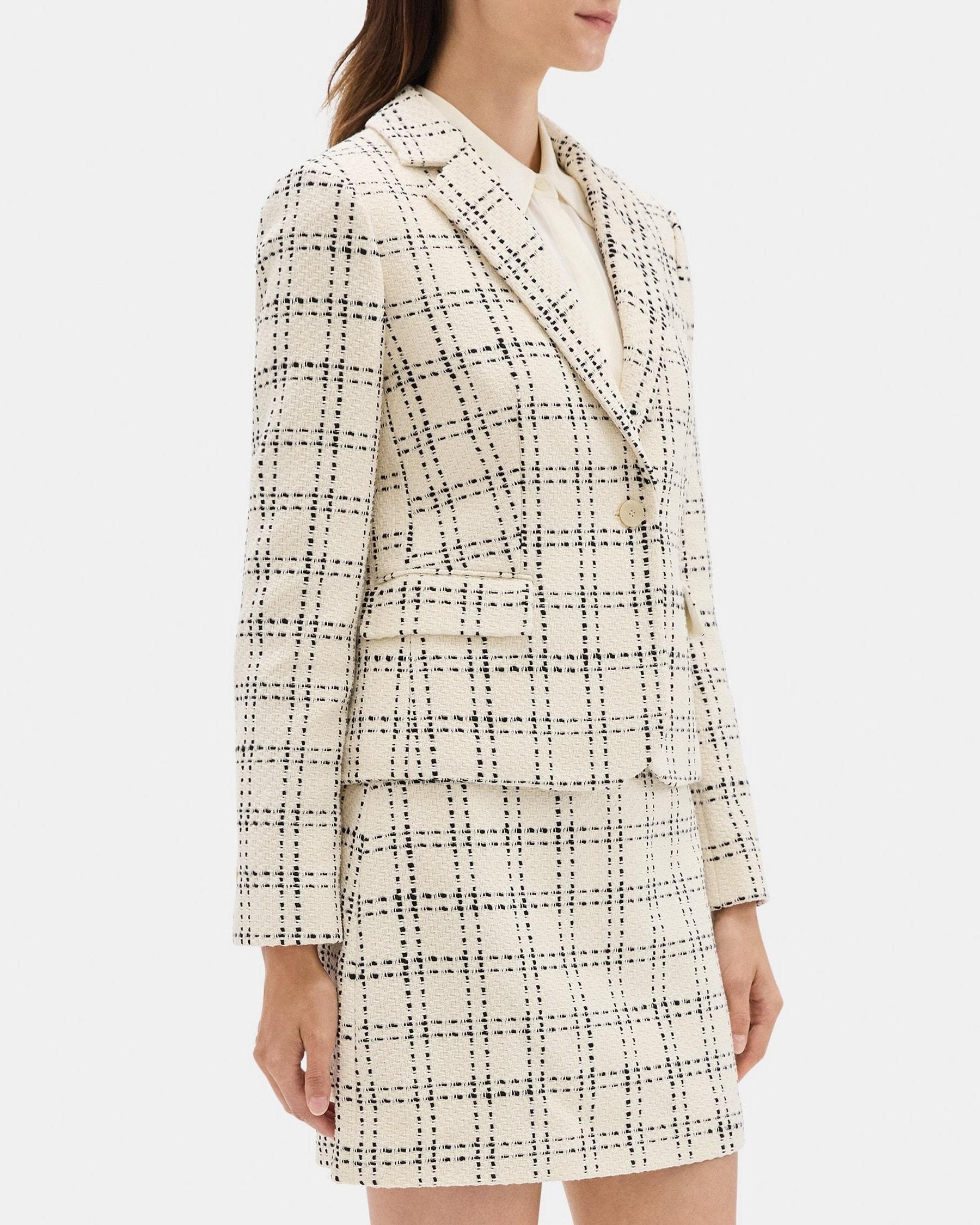Shrunken Blazer in Tweed Product Image