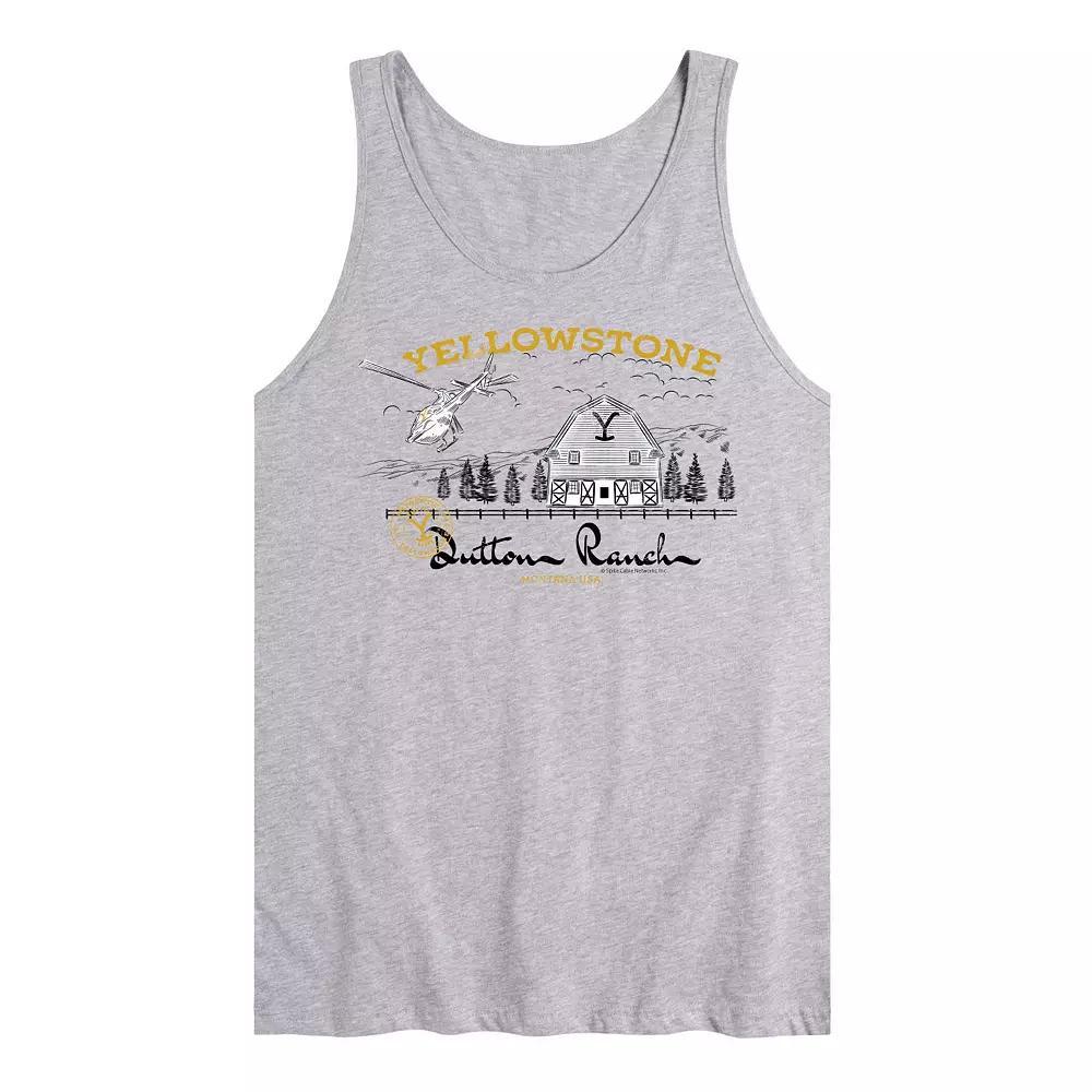 Mens Yellowstone Dutton Ranch Graphic Tank Top Product Image